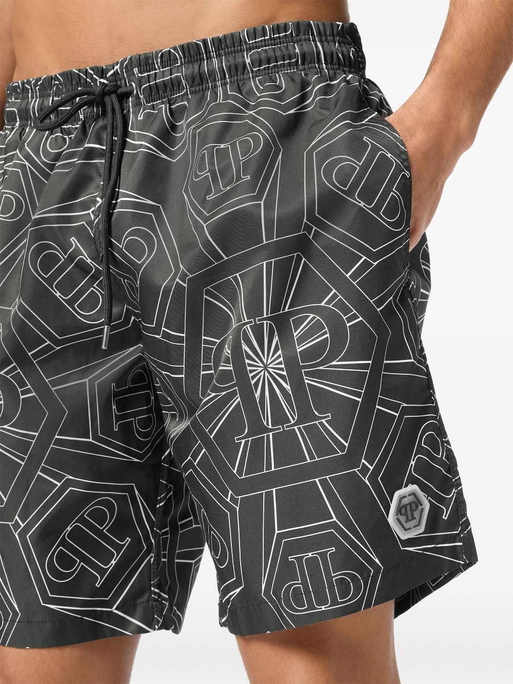 monogram swim shorts - 4