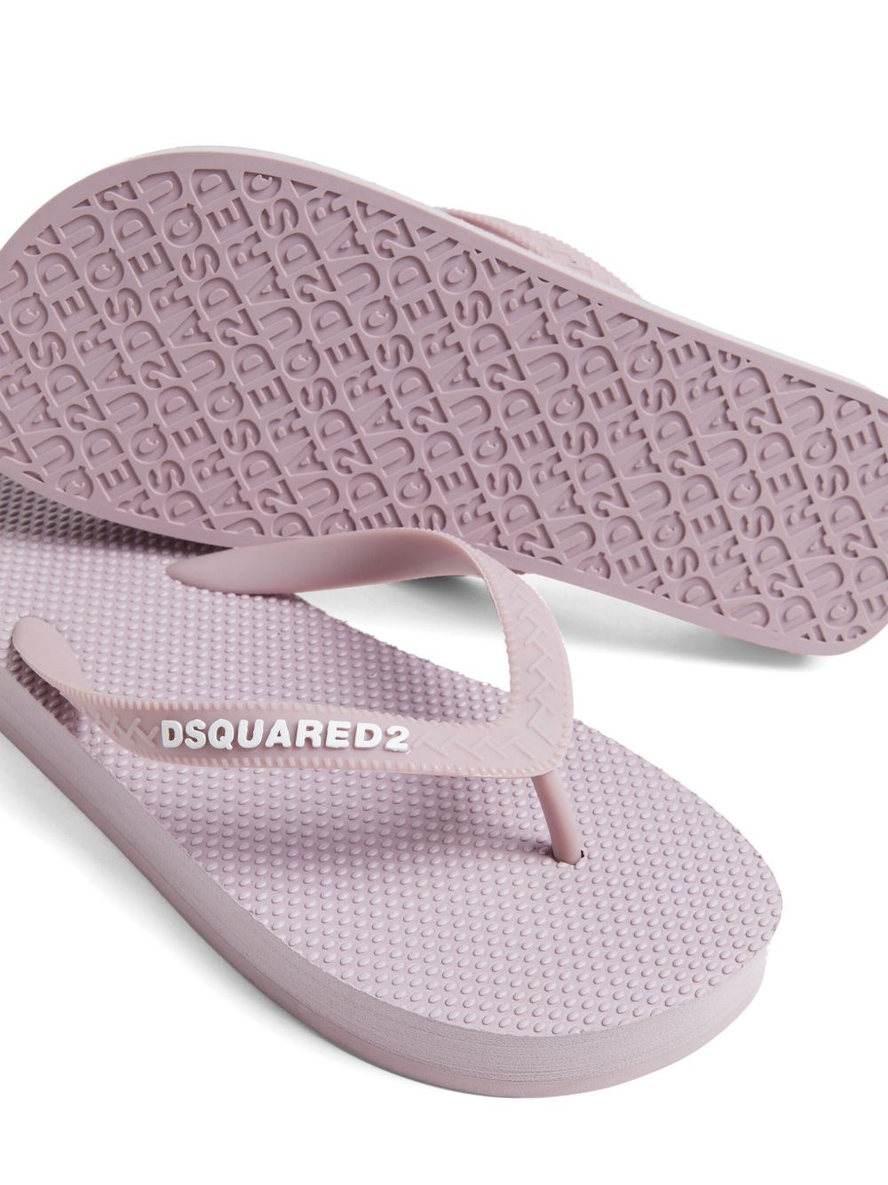 logo-strap flip flops - 4