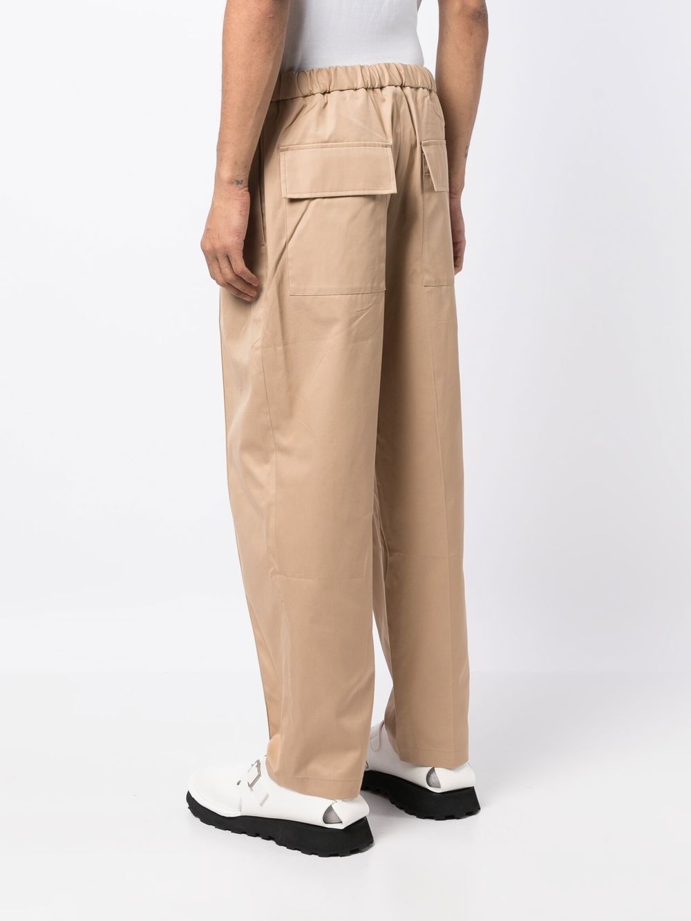 straight-leg cut trousers - 4