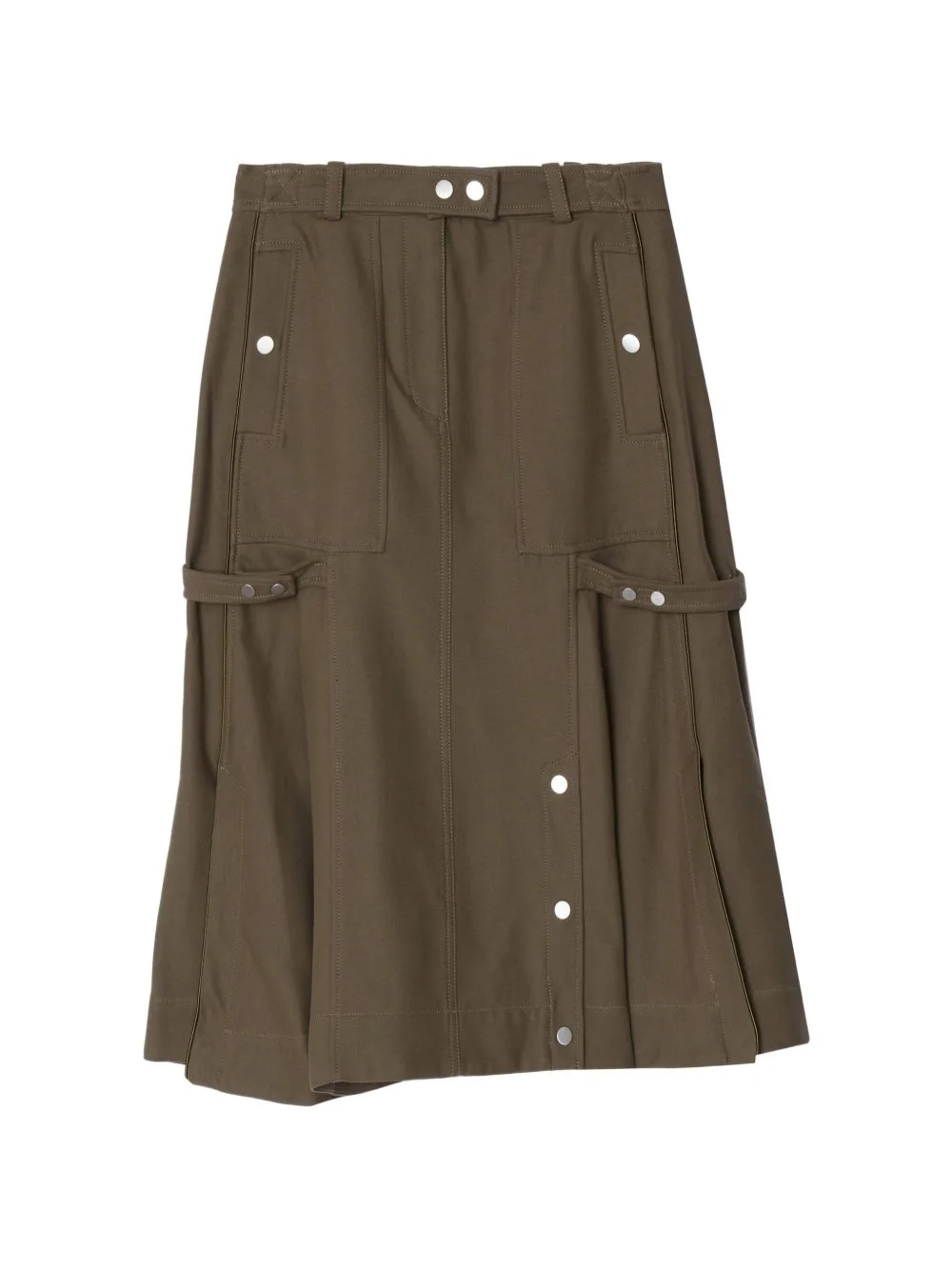 Godet Utility midi skirt - 1