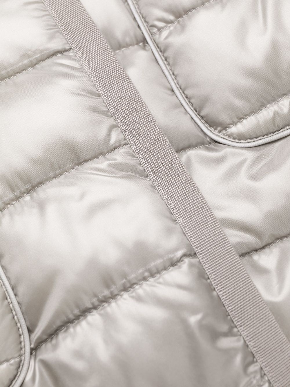 pocket detail down coat - 6