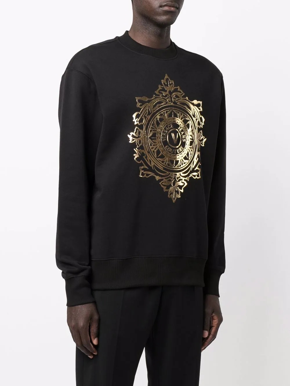 foil logo sweatshirt - 3