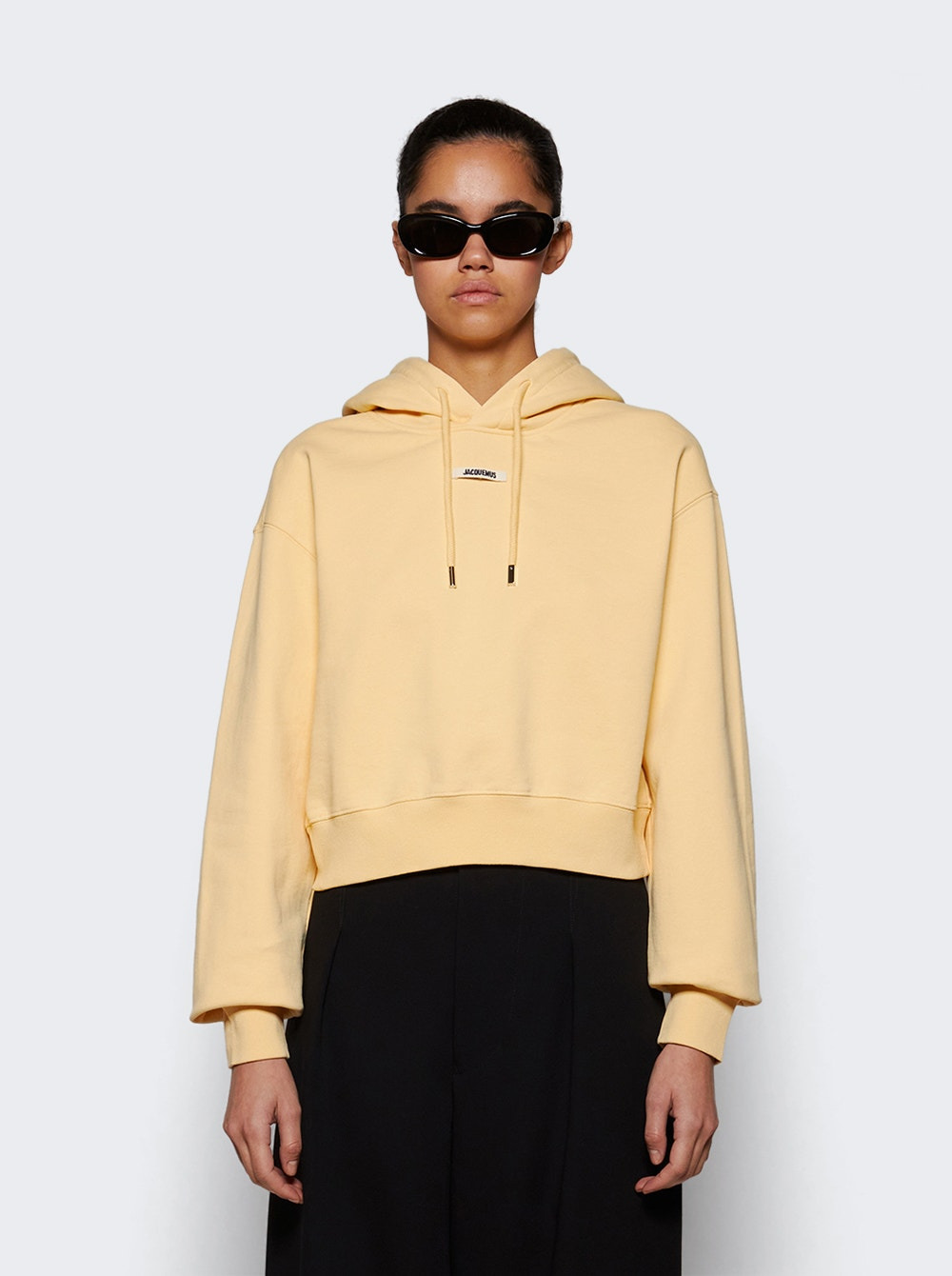 Gros Grain Hoodie Light Beige - 3