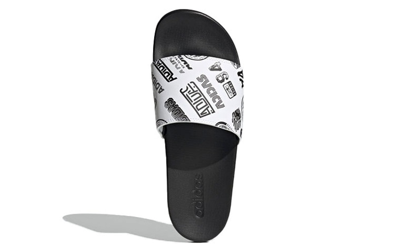 adidas adidas Adilette Comfort Slide 'All Over Logos - White' FZ1751 outlook