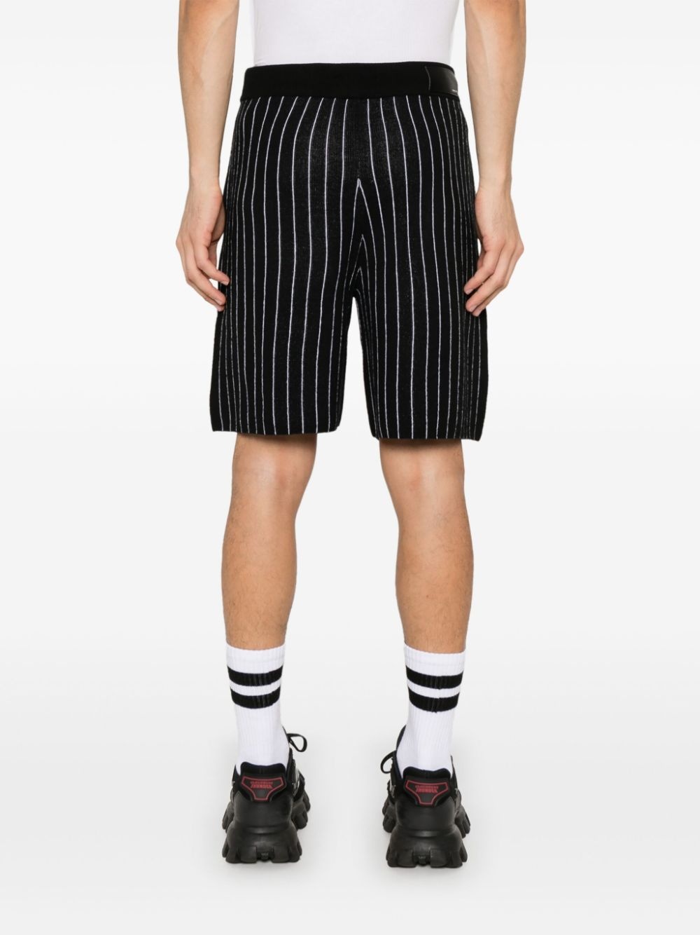 pinstriped shorts - 4