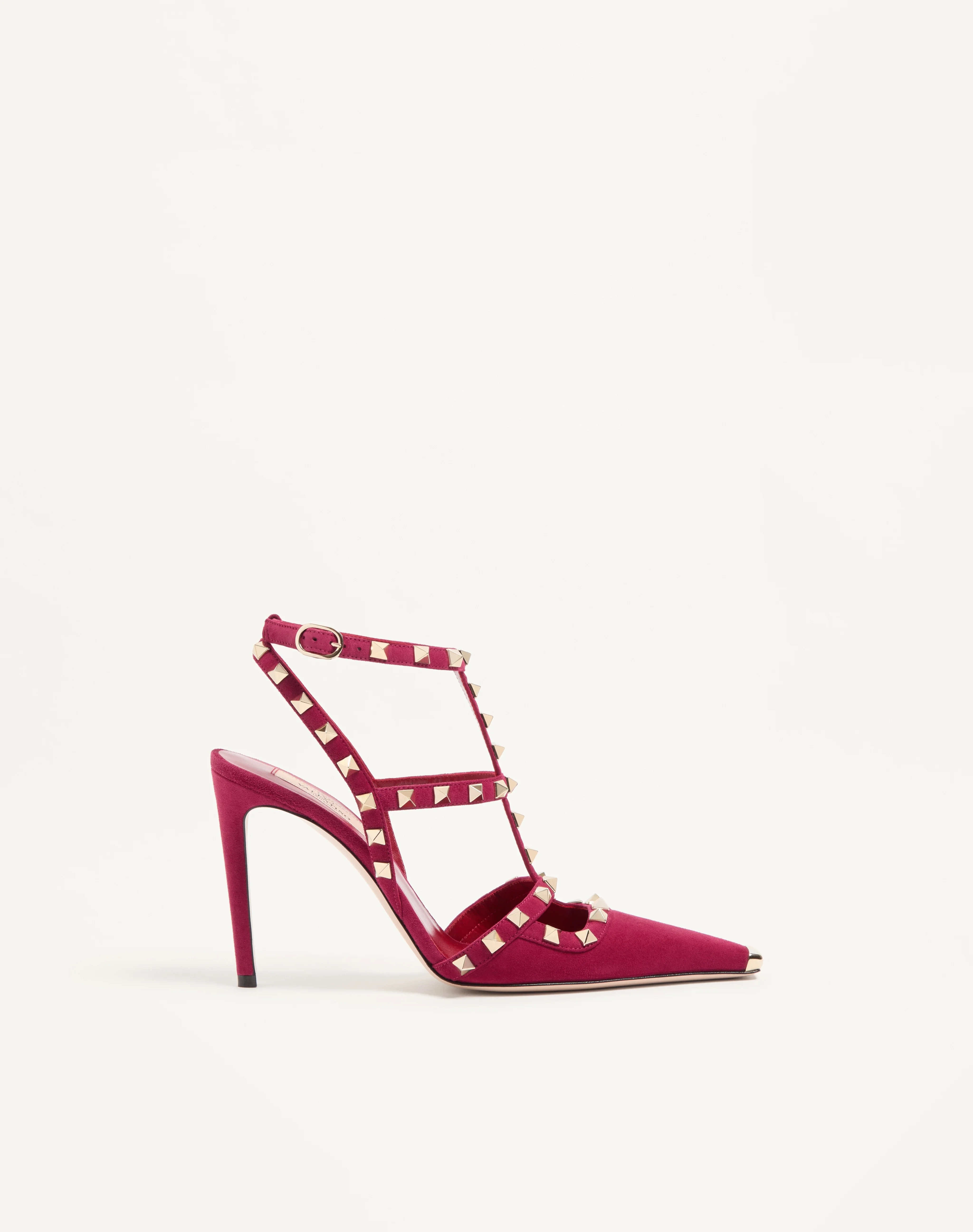 ROCKSTUD SUEDE PUMPS 100MM - 1