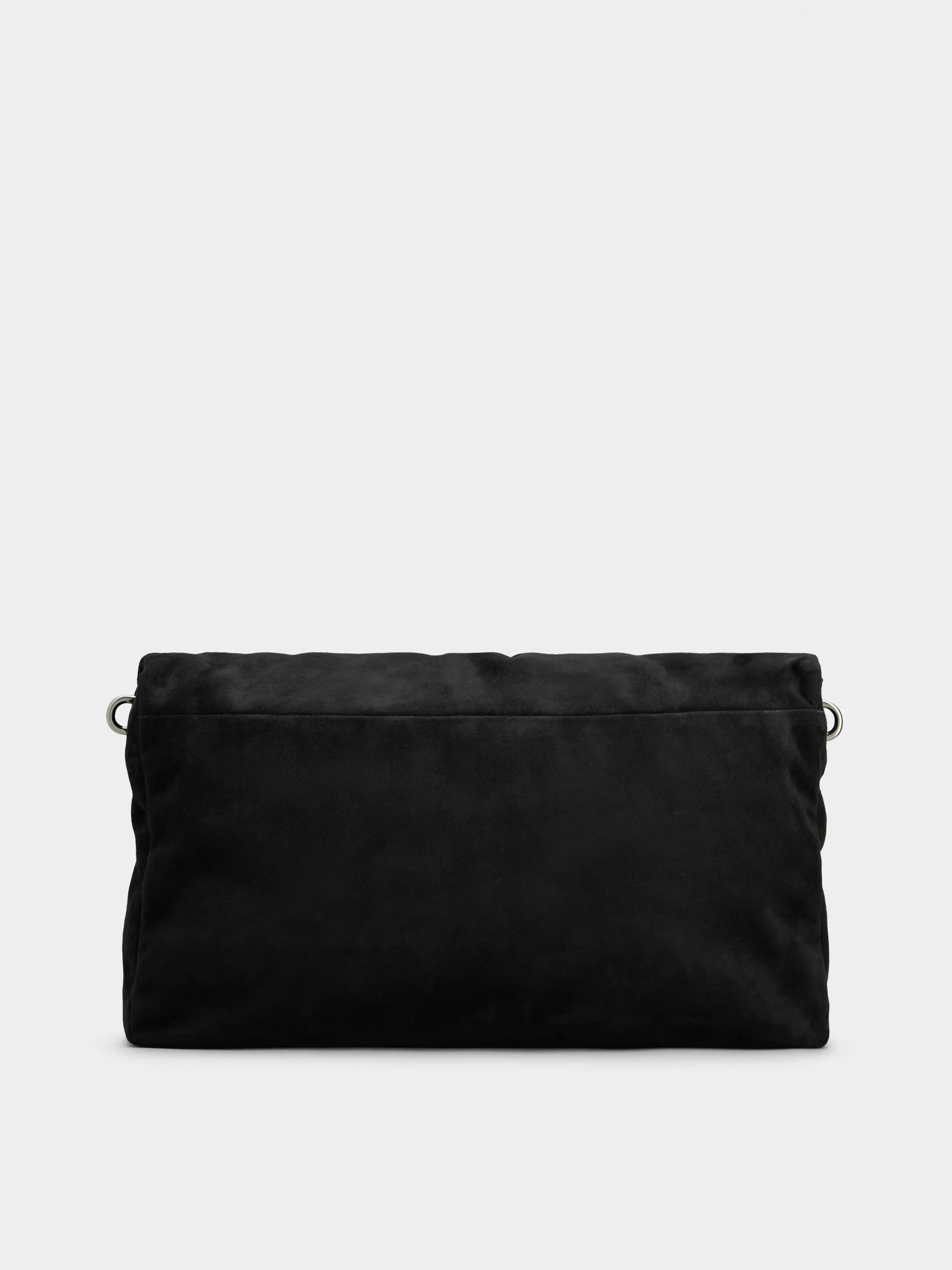 Viv' Choc Large Bag in suede - 4