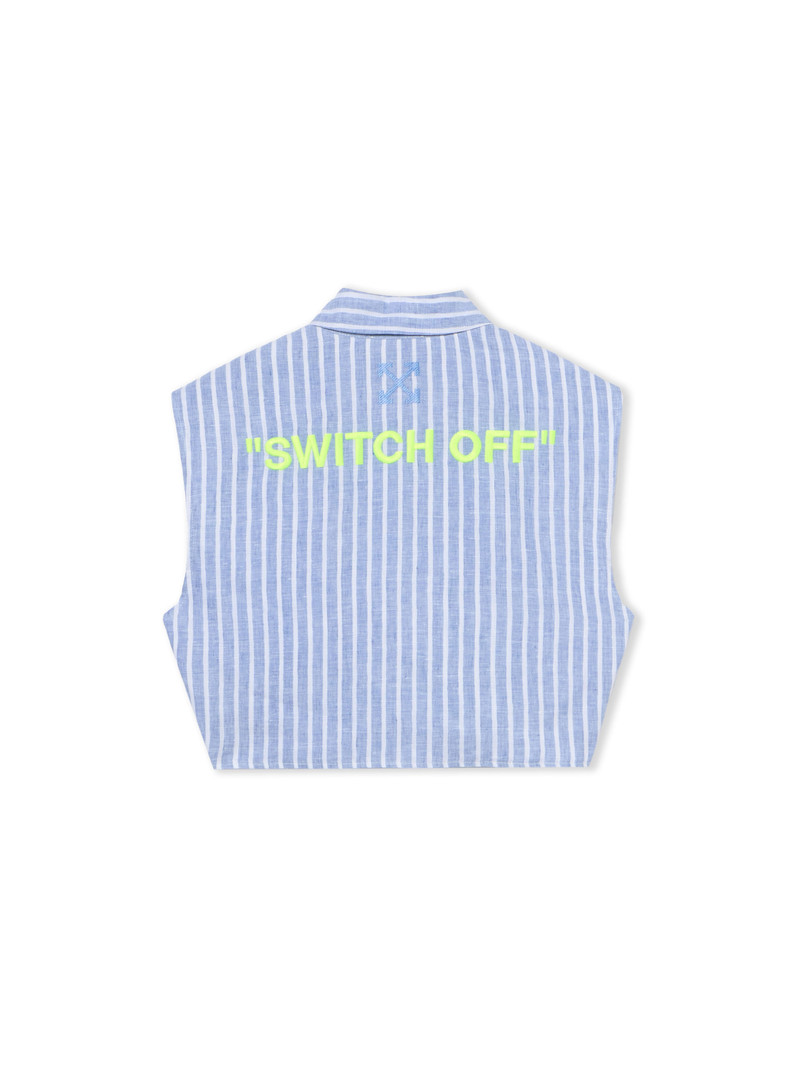Off-White Striped Sleeveless Shirt outlook