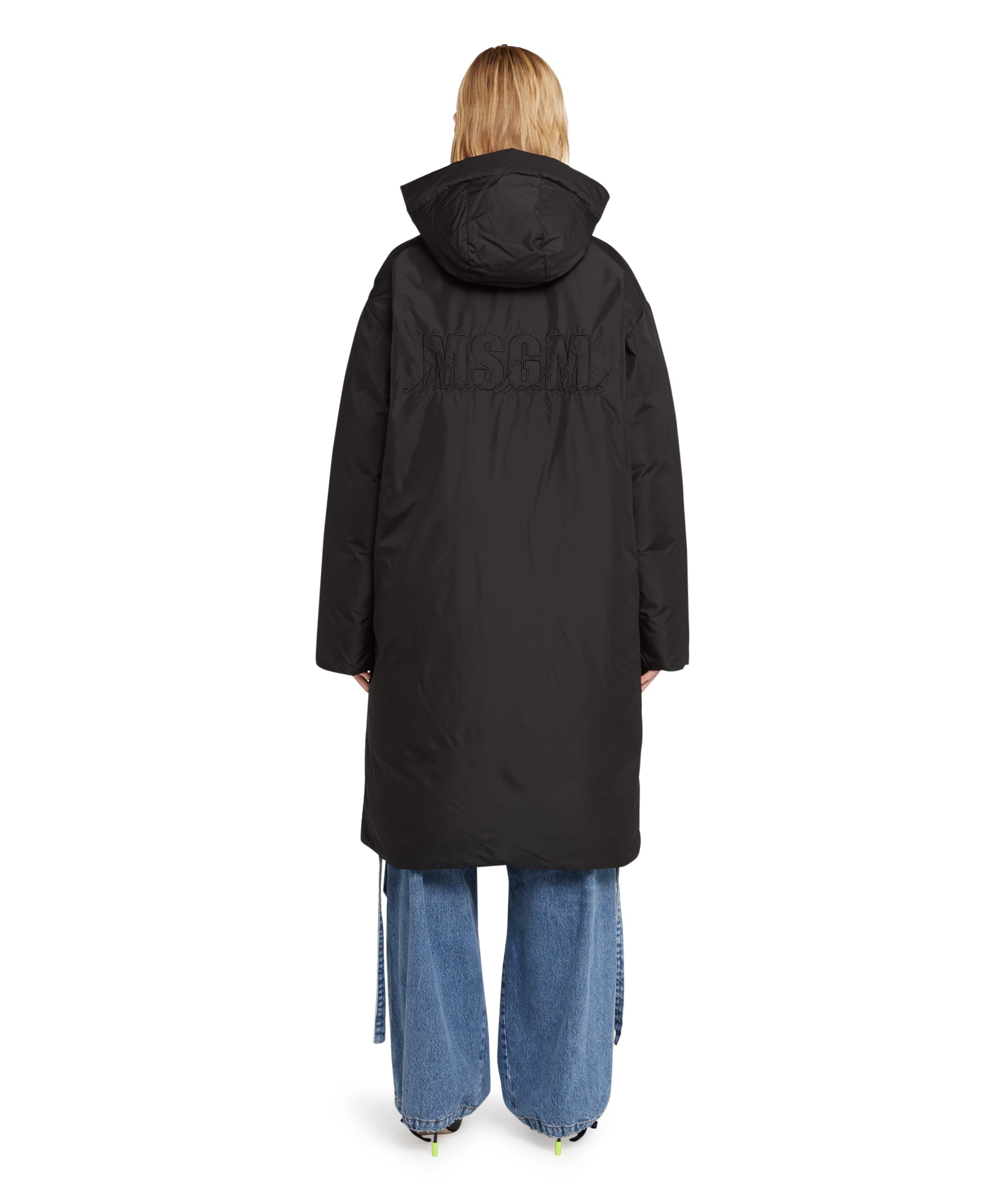 "Ripstop Nylon" long down jacket - 3
