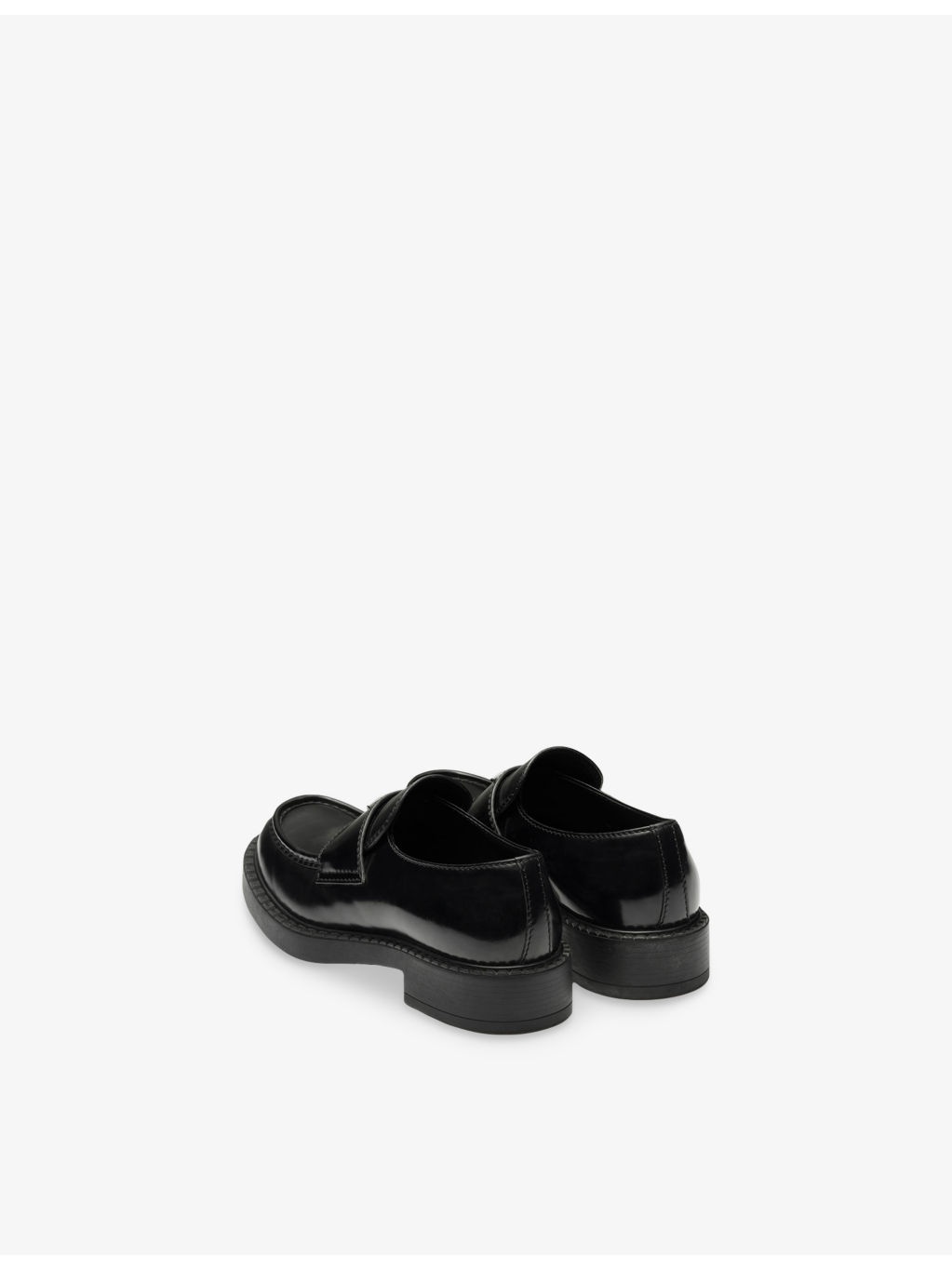 Chocolate Brushed Leather Loafers - 4