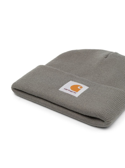 Carhartt logo-patch knitted beanie outlook