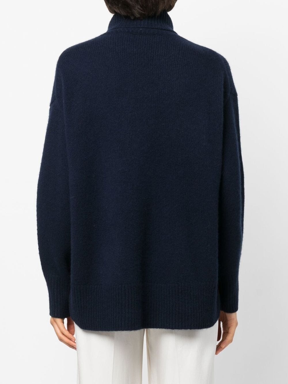 roll-neck long-sleeve jumper - 4