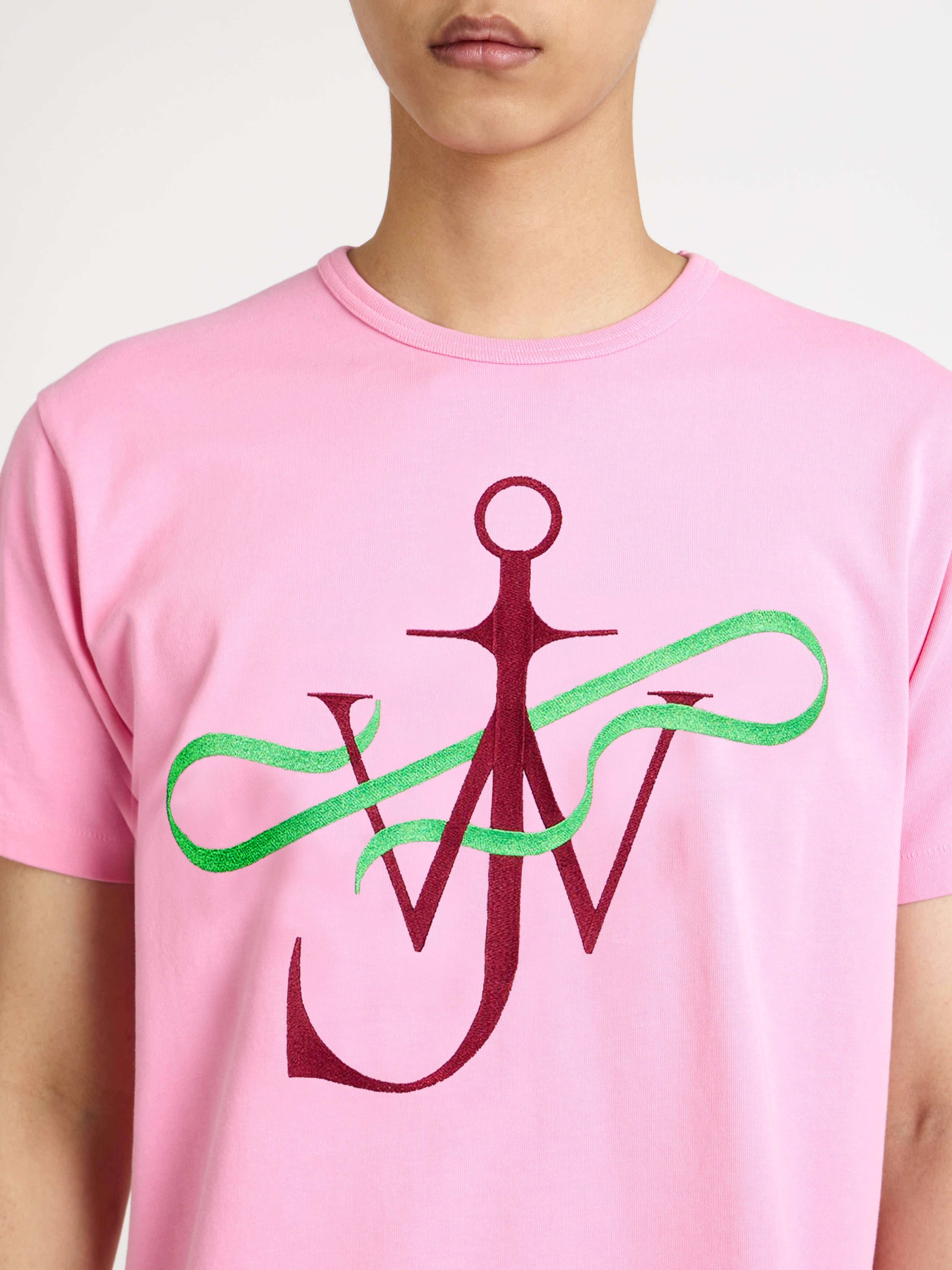 RIBBON ANCHOR T-SHIRT IN PINK - 4
