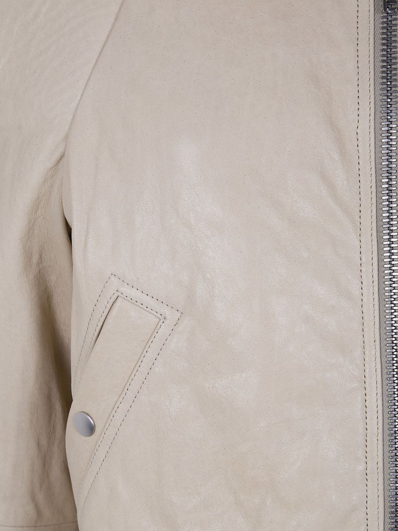ribbed-hem leather jacket 3
