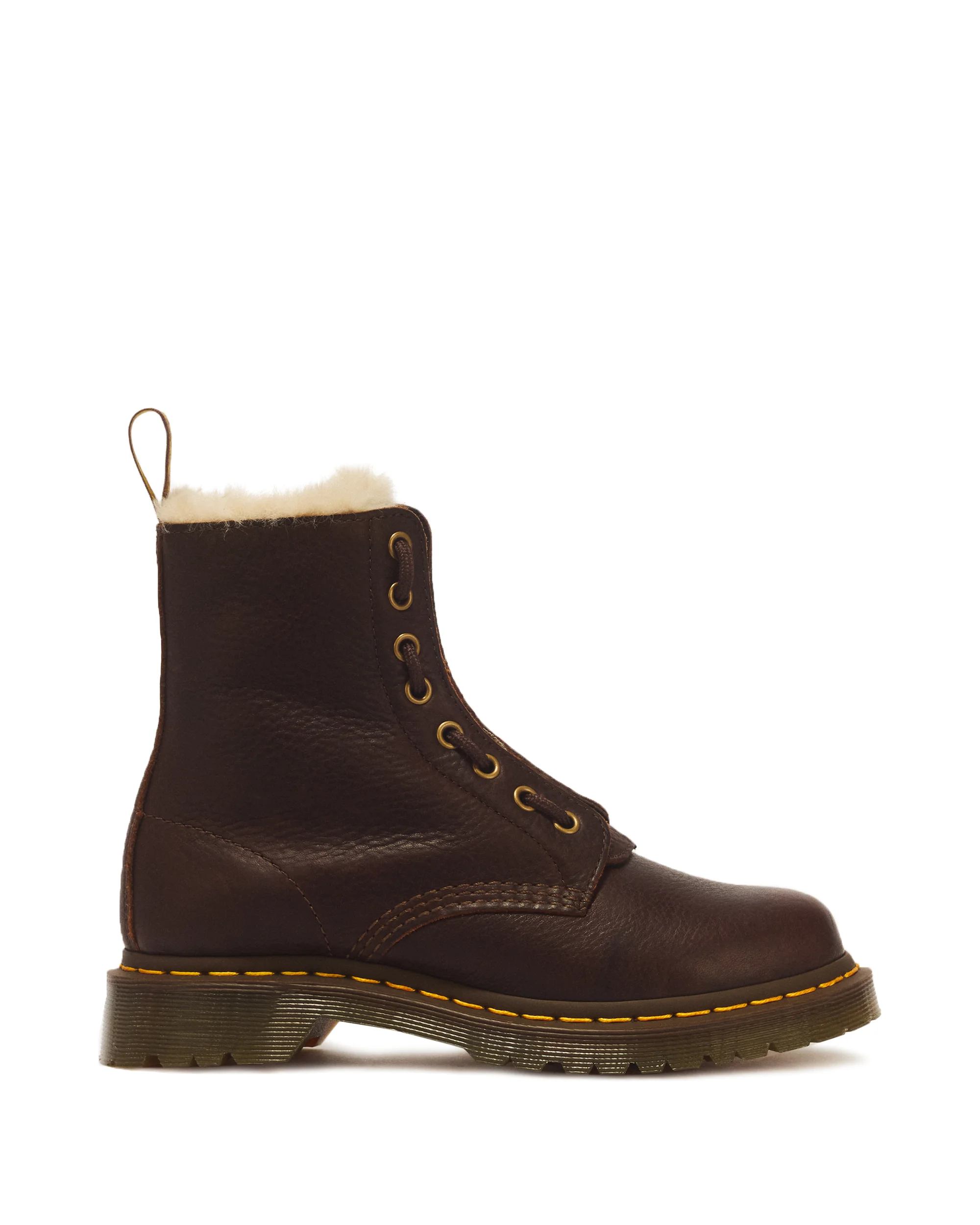 1460 Serena Zip 8 Eye Leather Boots - 1
