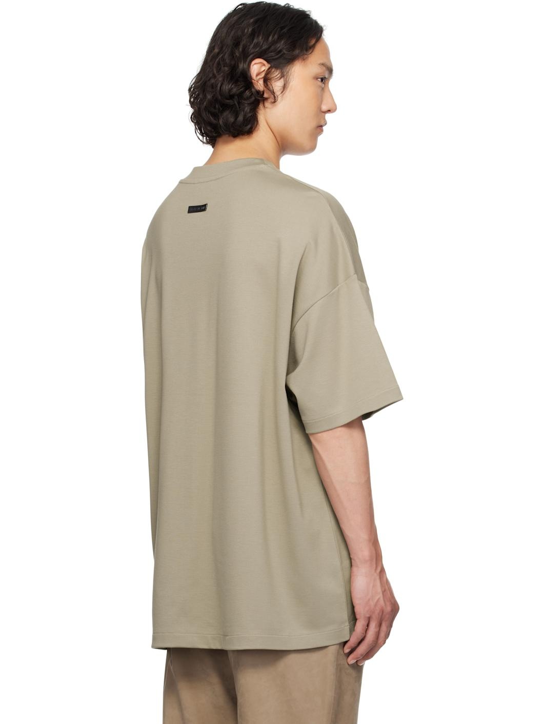 Taupe Milano Short Sleeve T-shirt - 3