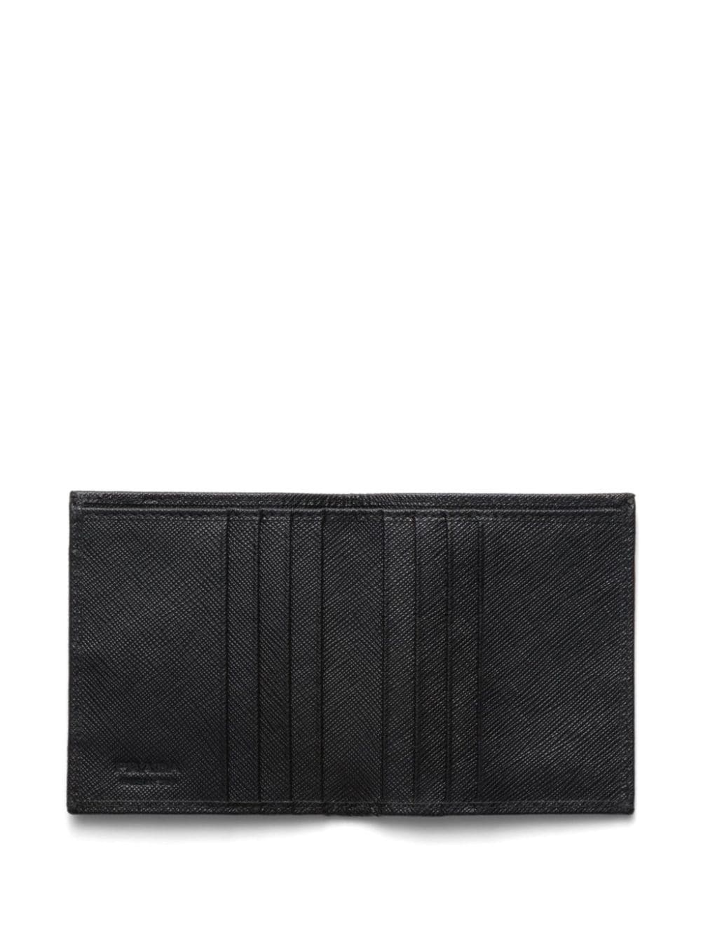 Re-Nylon enamel-triangle logo wallet - 3