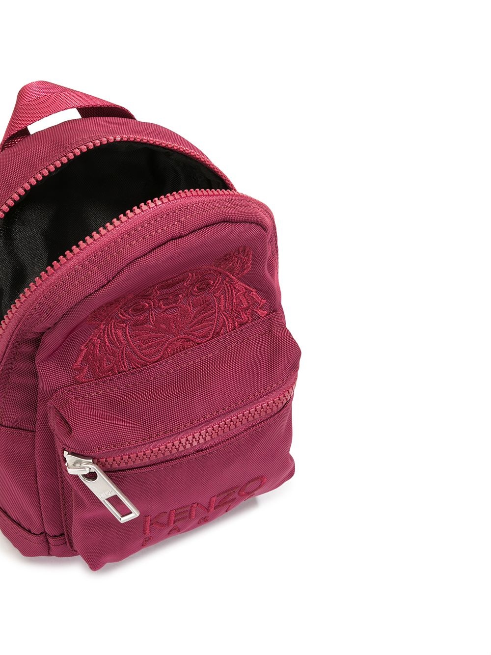 mini Tiger embroidered backpack - 4