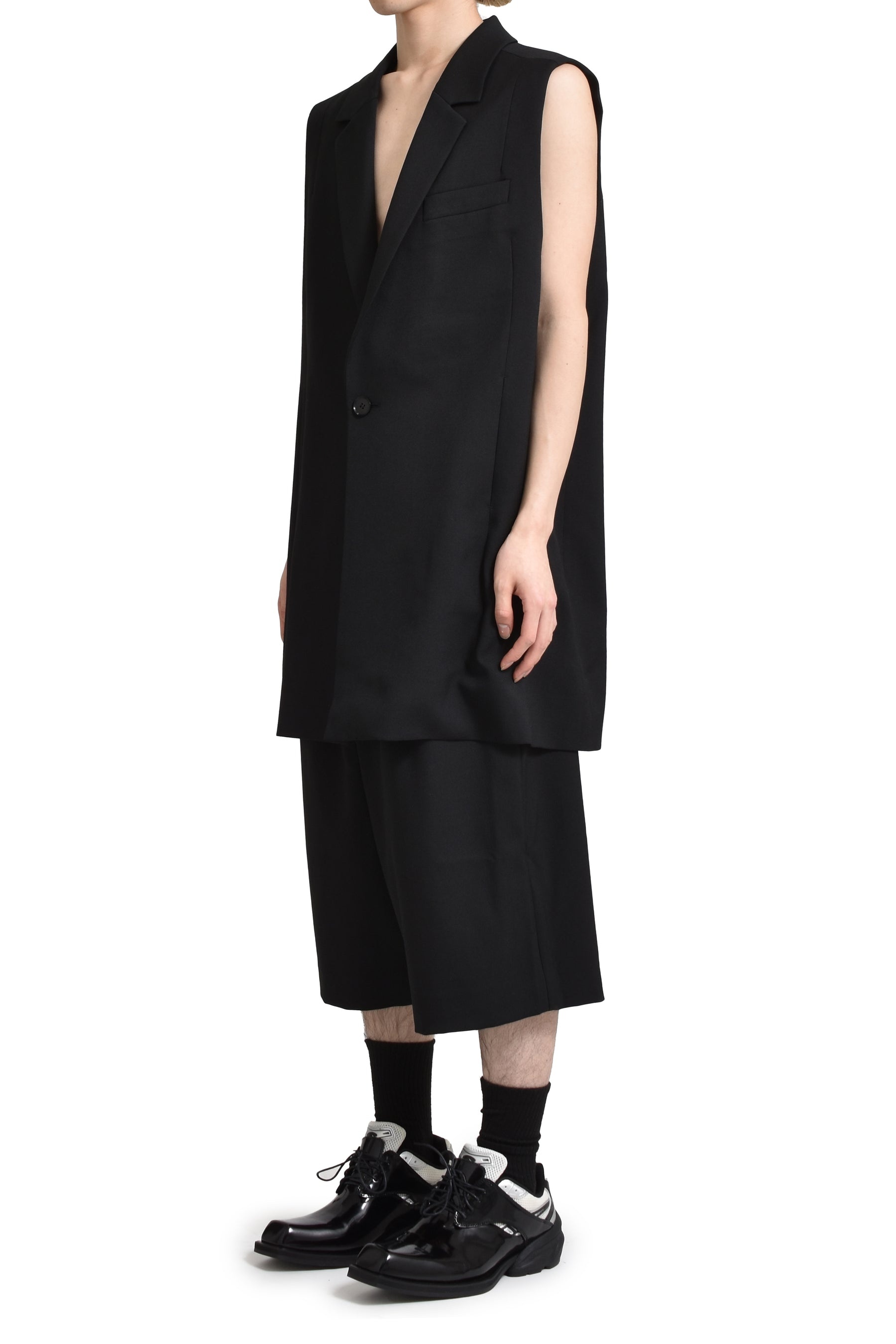 PLATEAU VEST BLACK WOOL / BLK WOOL - 4