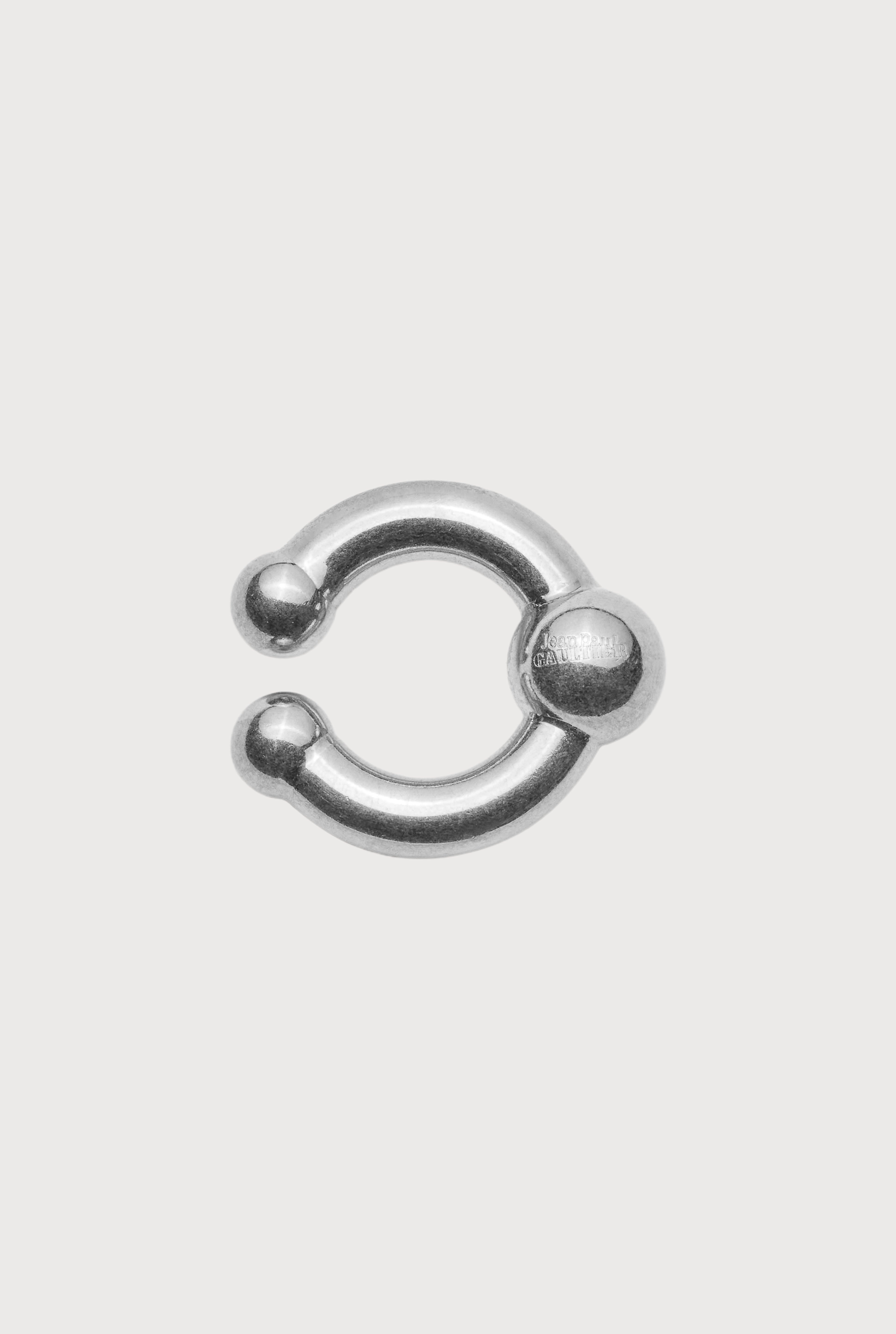 THE SILVER-TONE PIERCING EAR CUFF - 2