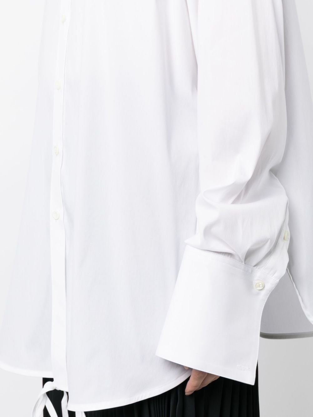 drop-shoulder long-sleeve shirt - 5