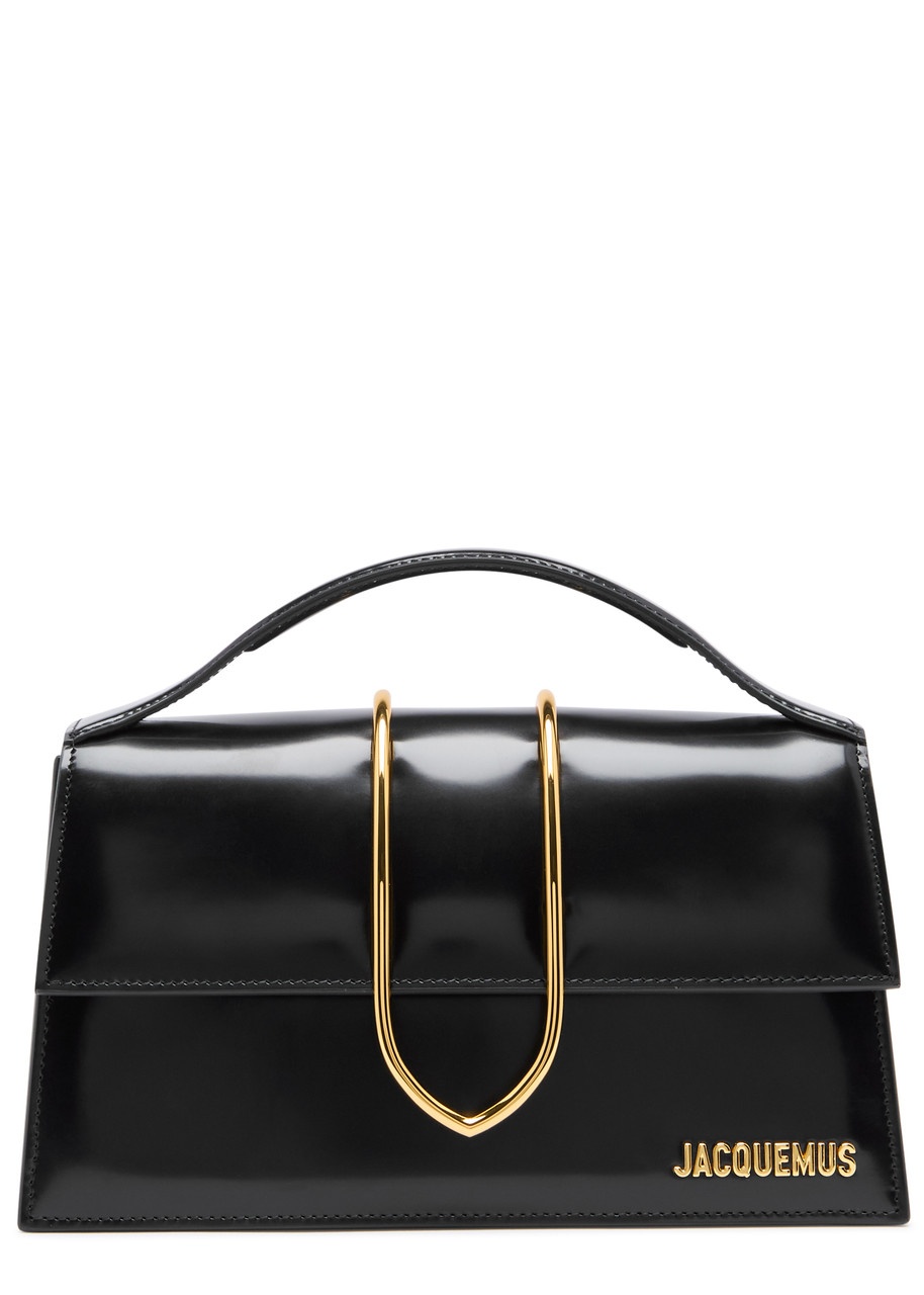 Jacquemus Le Grand Bambino Glossed Leather top Handle bag - 1