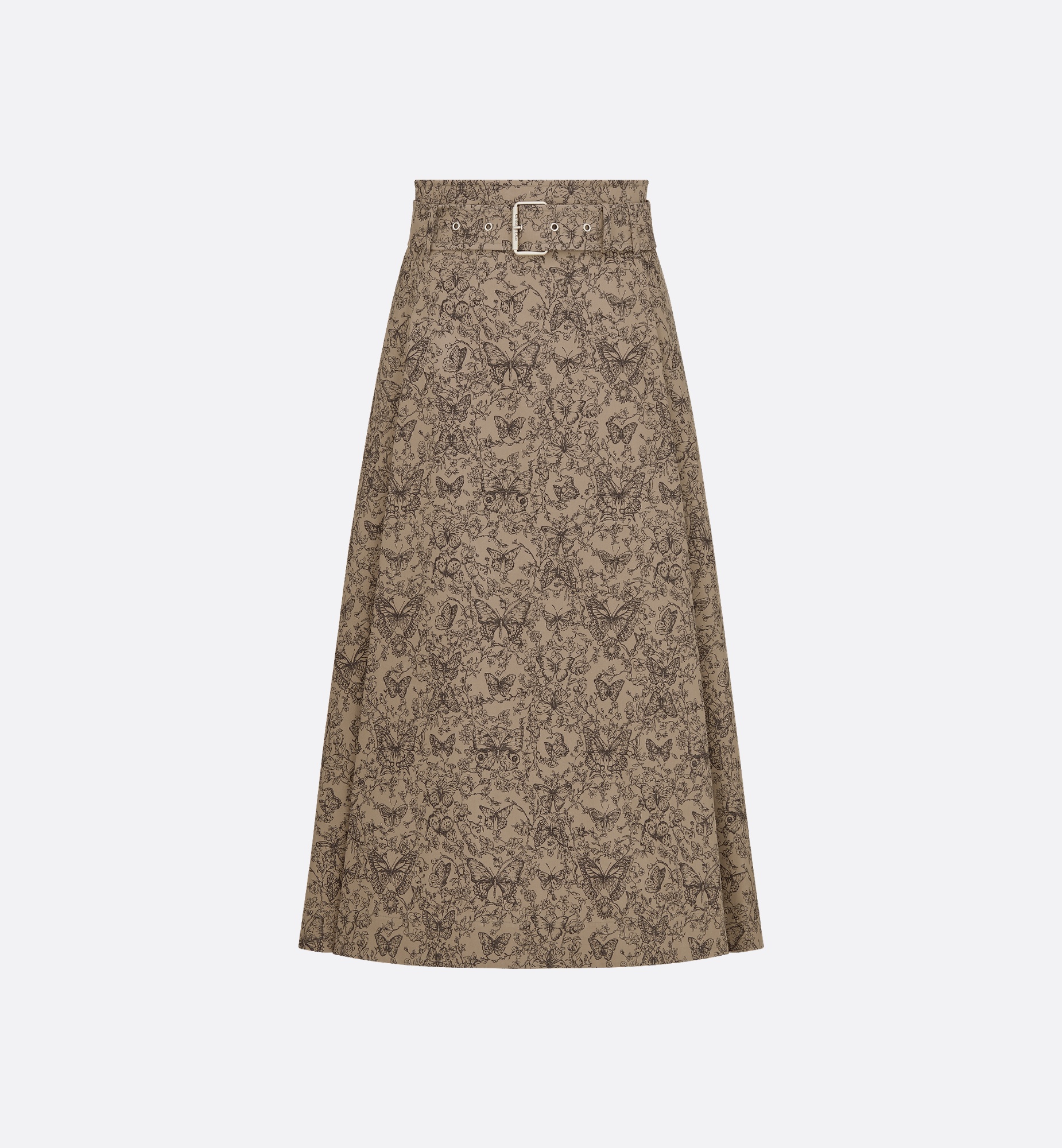 Mid-Length Flared Skirt - 1