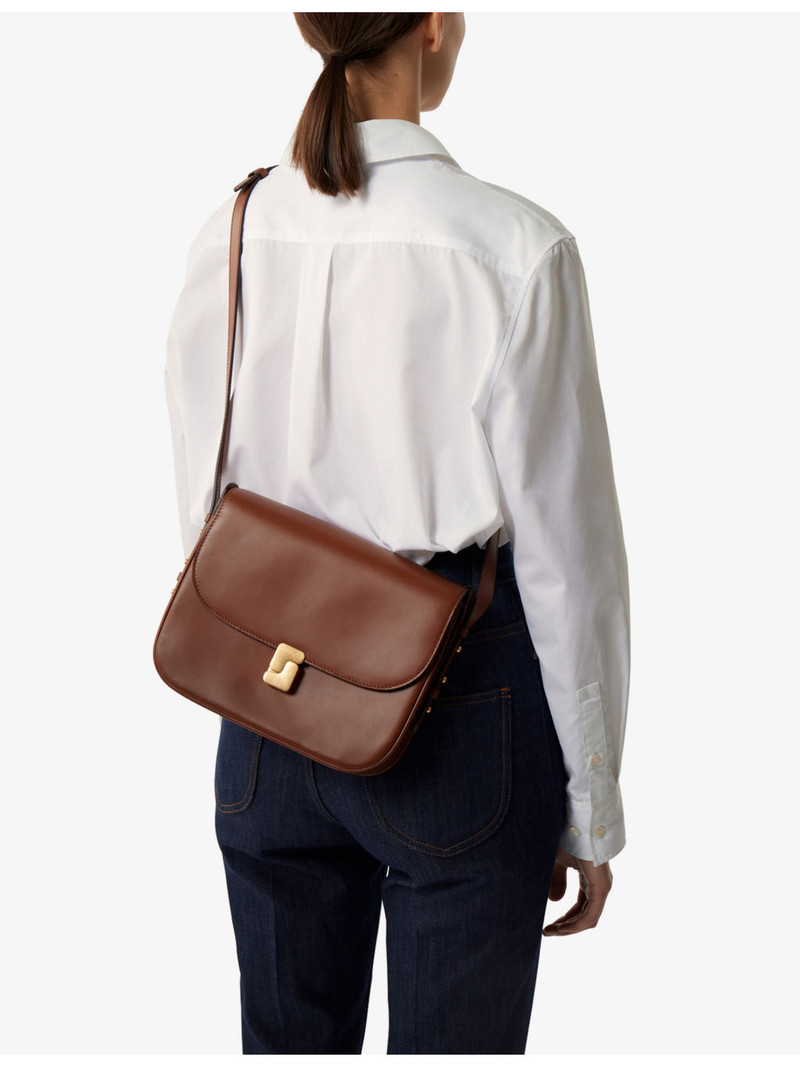 soeur Belissima maxi leather cross-body bag outlook