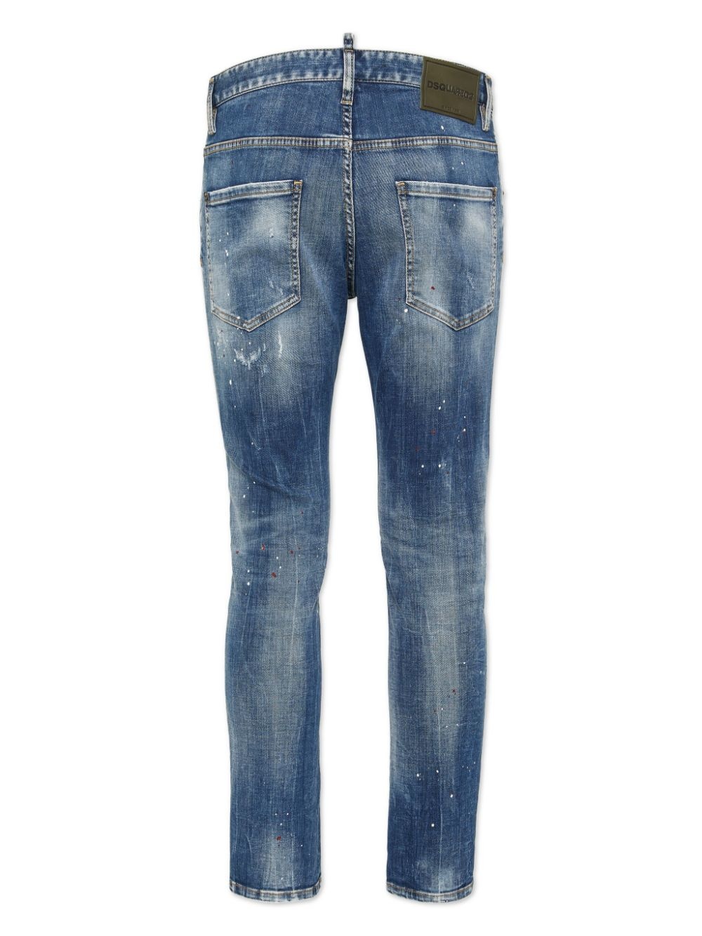 distressed slim-cut jeans - 2