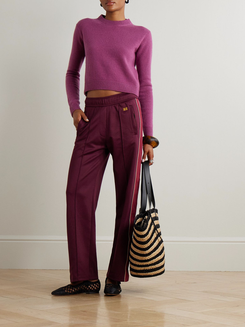 The Elder Statesman Cashmere sweater Violet outlook