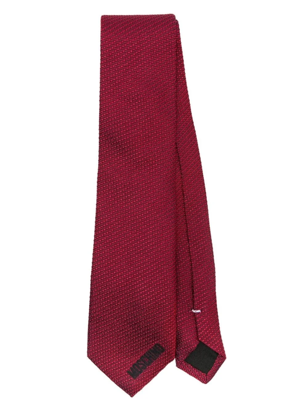 embroidered silk tie - 1