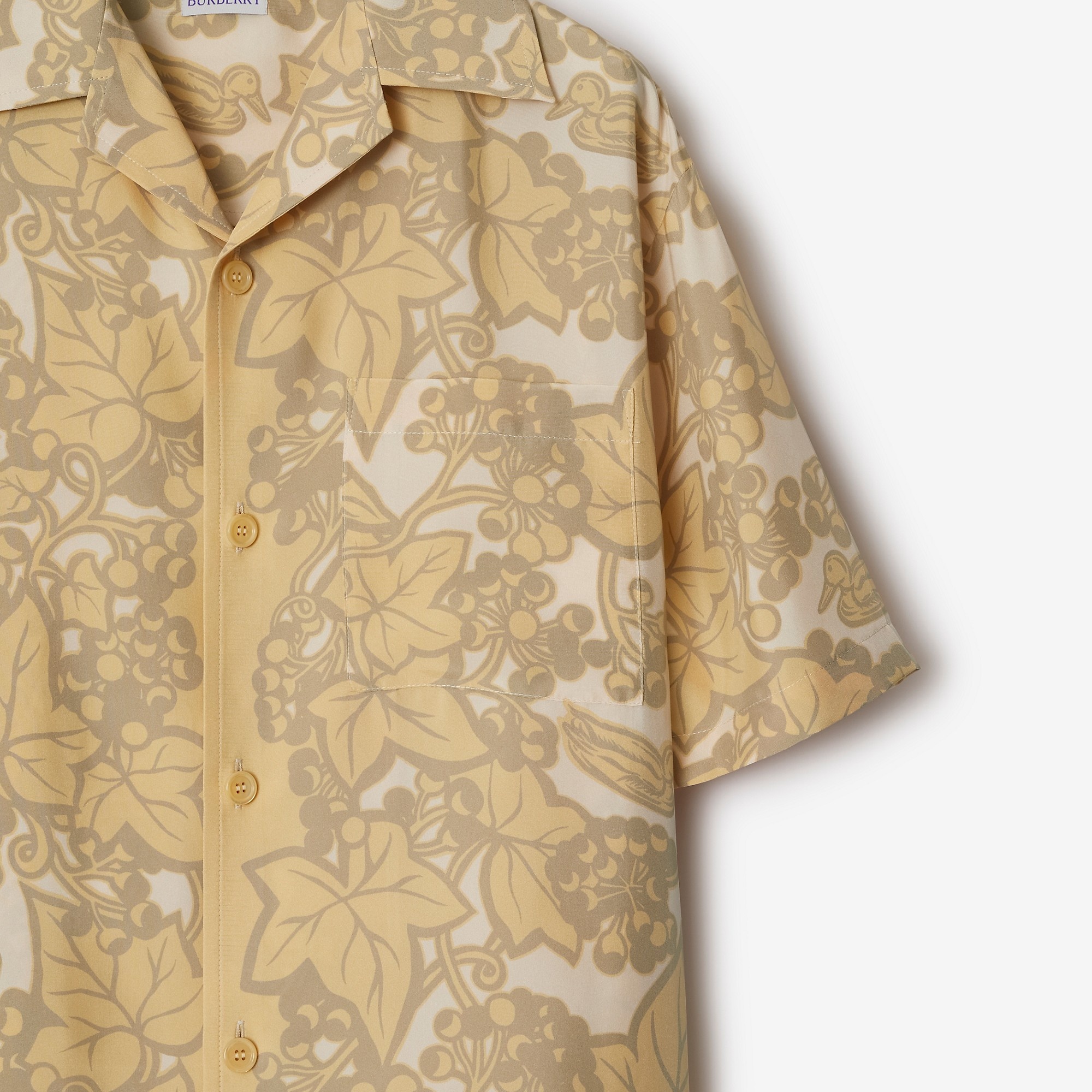 Ivy Silk Pyjama Shirt - 6