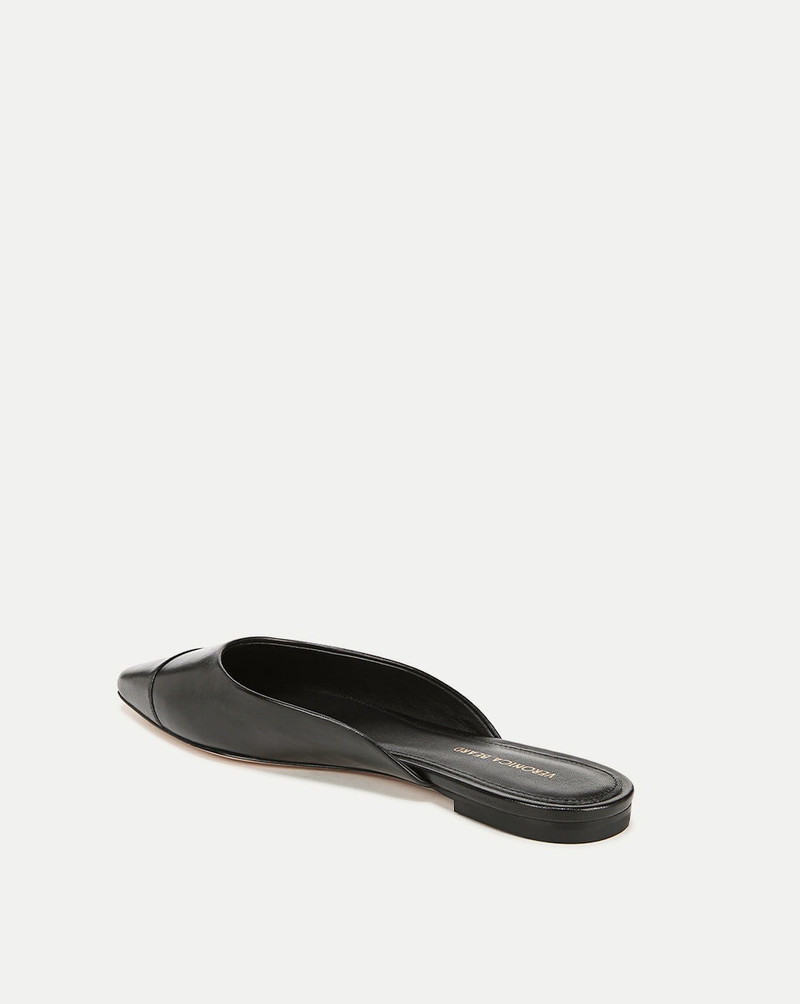 VERONICA BEARD CARLOTTA LEATHER FLAT outlook