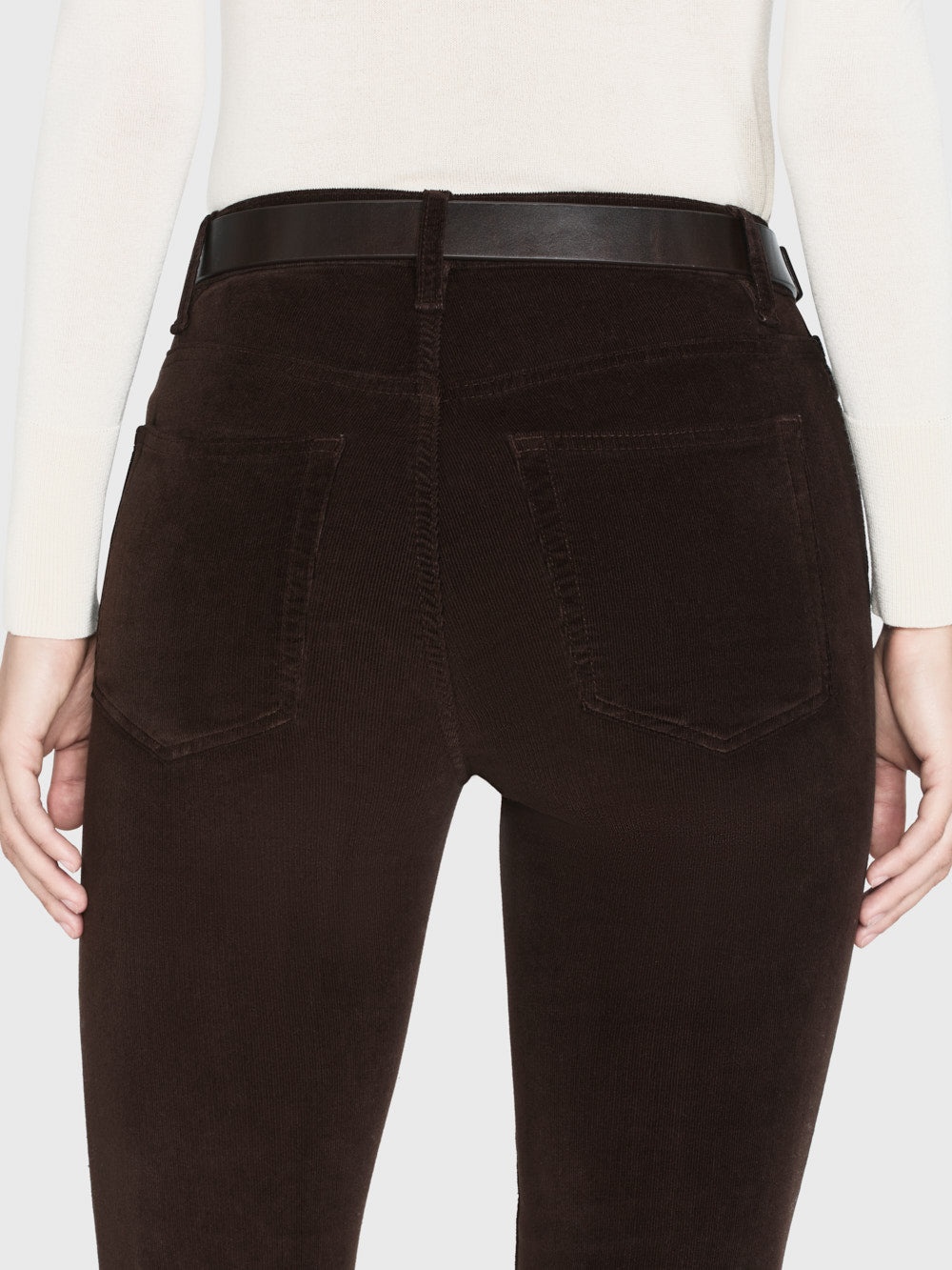 Le Easy Flare Corduroy in Espresso - 4