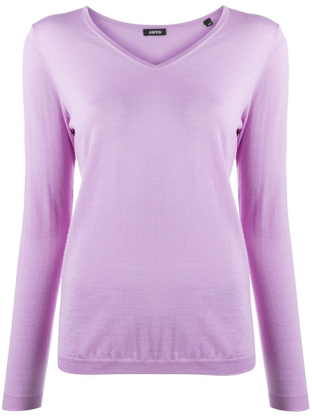 v-neck pull over jumper - 1