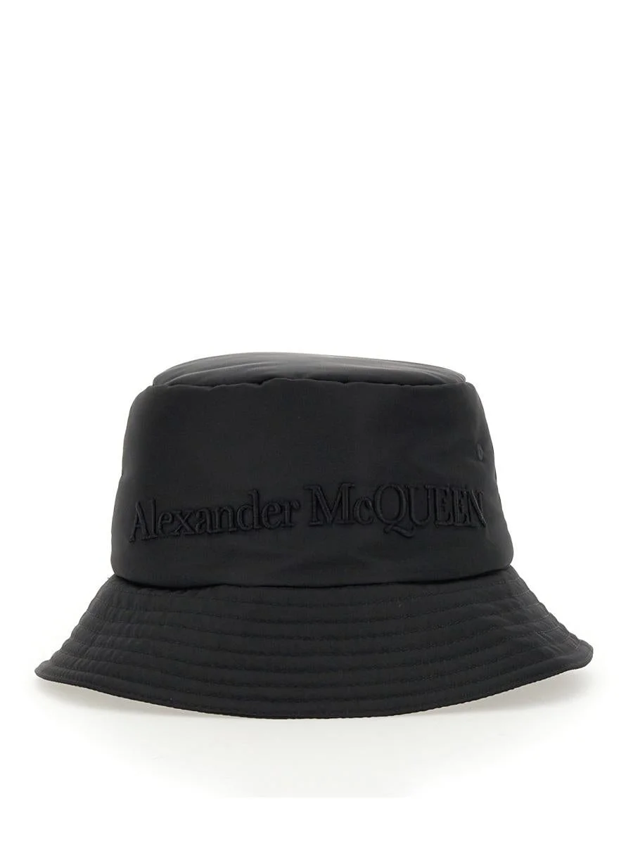 Alexander Mcqueen Bucket Hat With Logo - 1