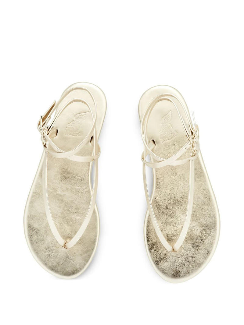 Kallisti leather flat sandals 3