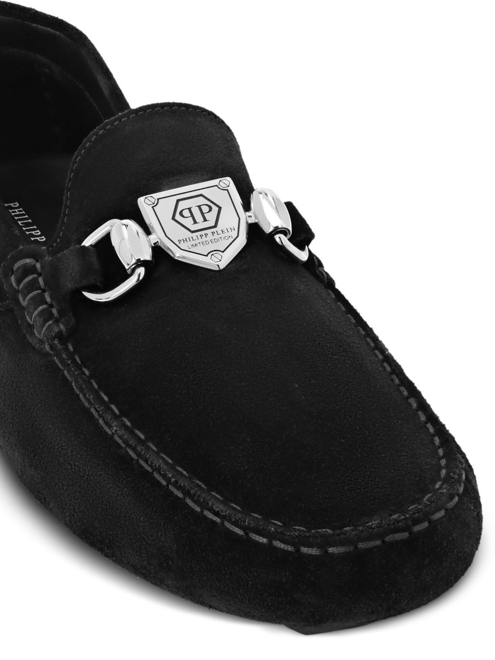 suede driving loafers - 4
