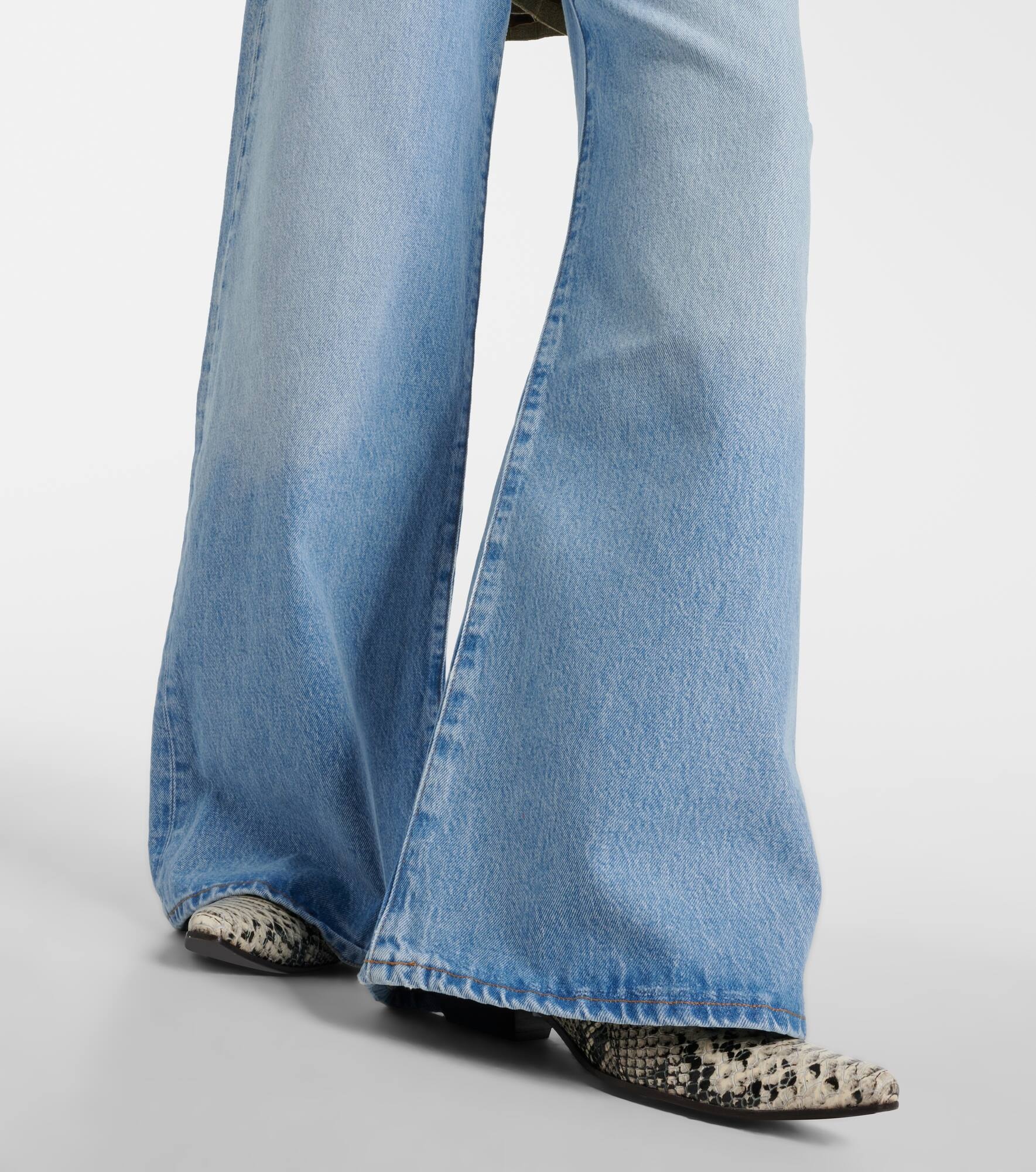 Beverly high-rise wide-leg jeans - 5