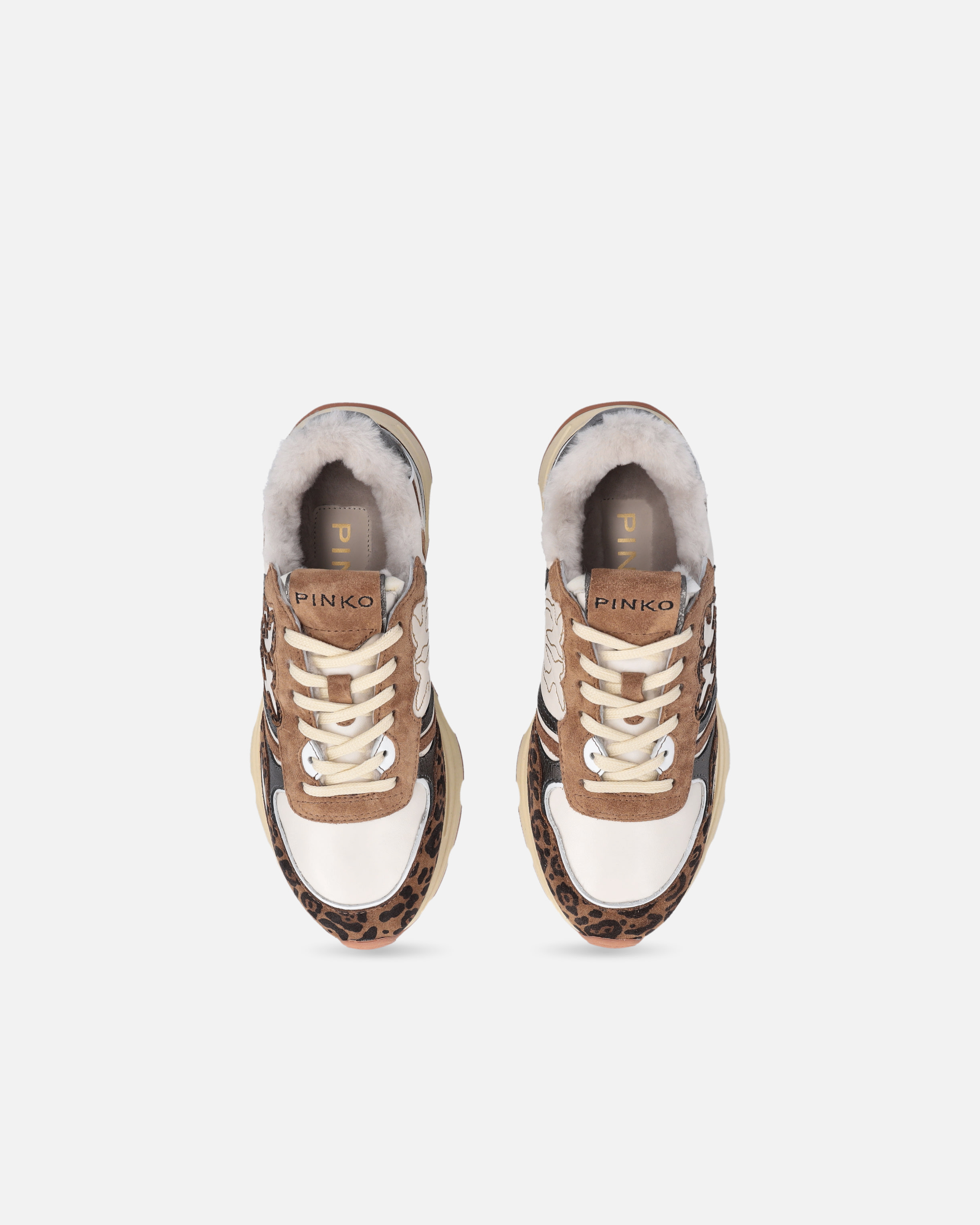 SNEAKERS WITH LOVE BIRDS LOGO AND ANIMAL PRINT - 9