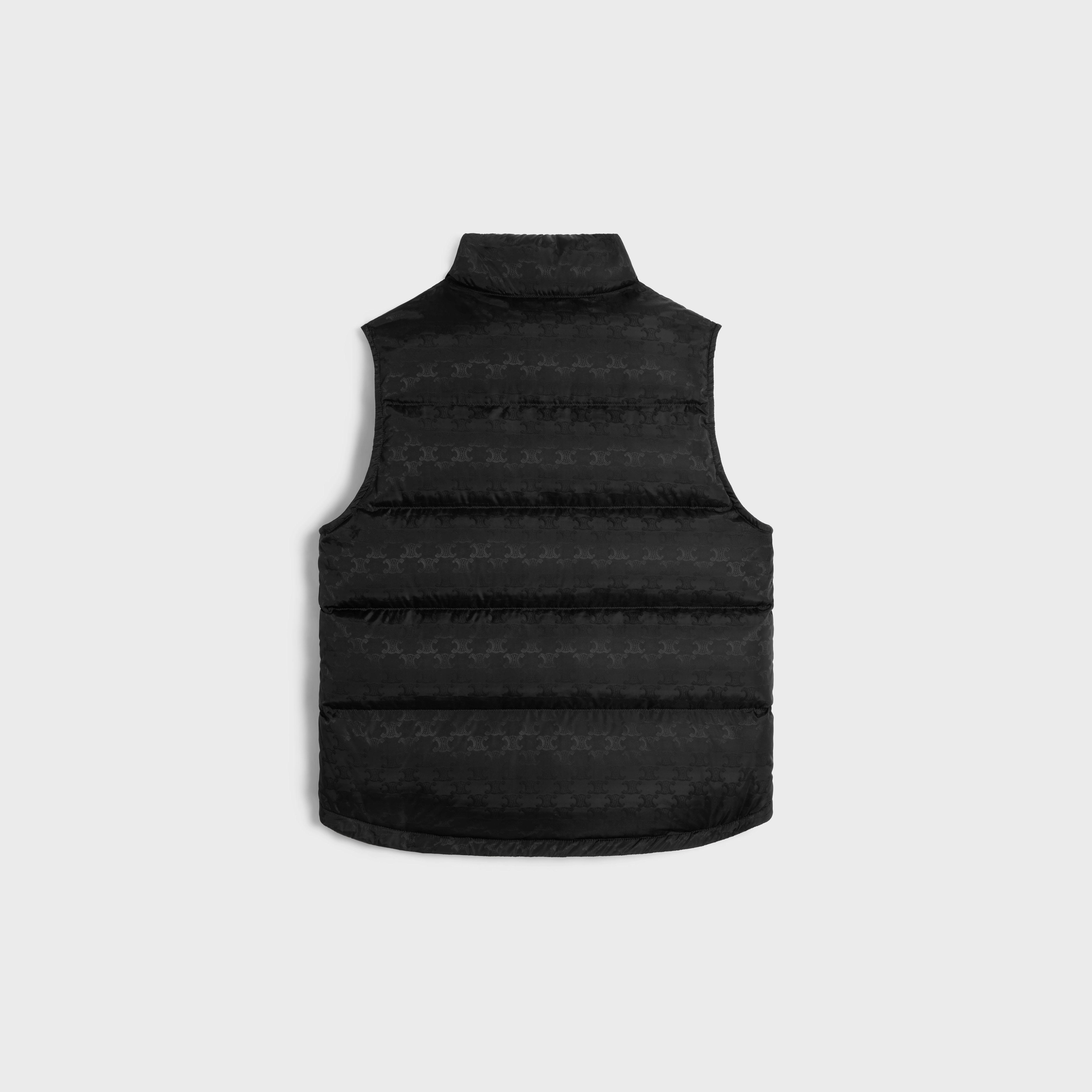 CELINE｜VESTS (QUILTED BLOUSON JACKET IN MONOGRAM NYLON CELINE monogrammed blouson jacket in quilted nylon | REVERSIBLE