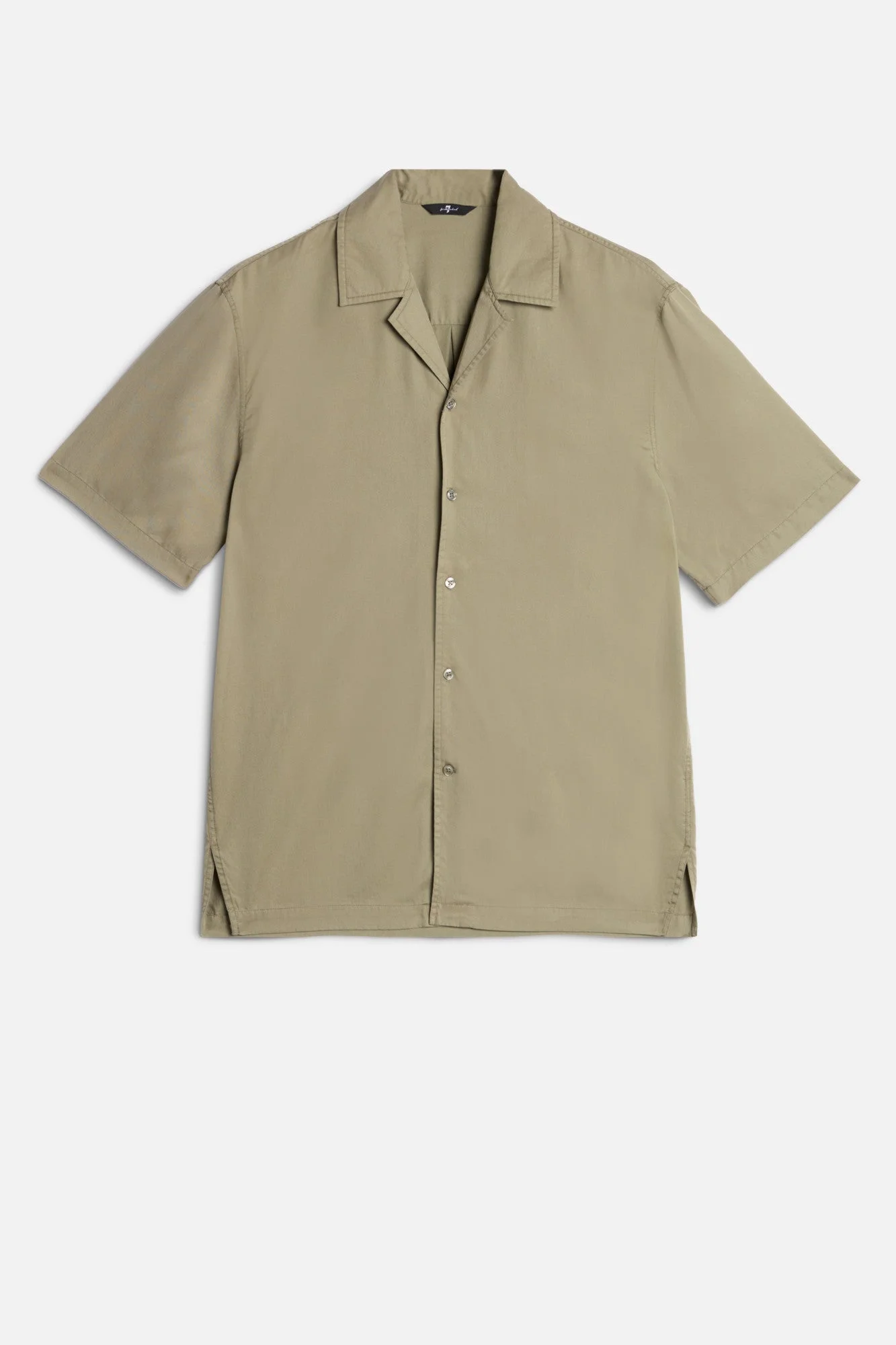 SHORT SLEEVE CAMP SHIRT in Fluid Army - 1