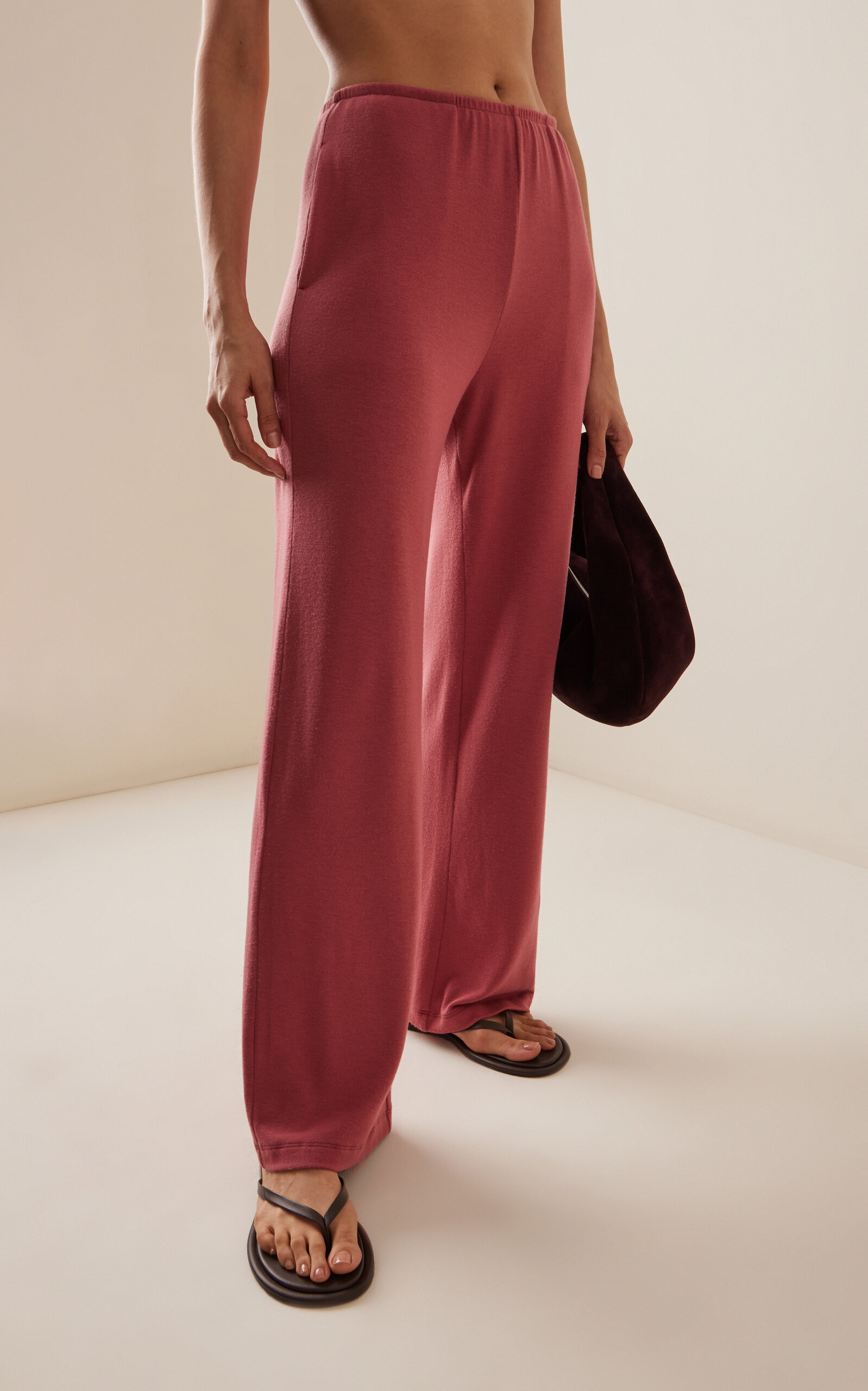 Lauren Jersey Pocket Pants red - 3