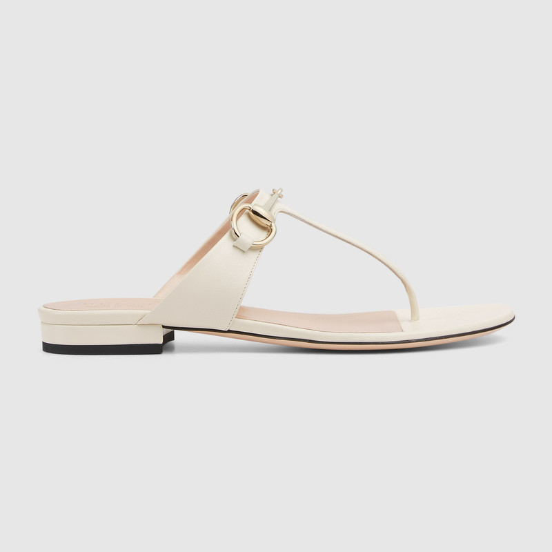 Women's thong sandal with Horsebit - 1