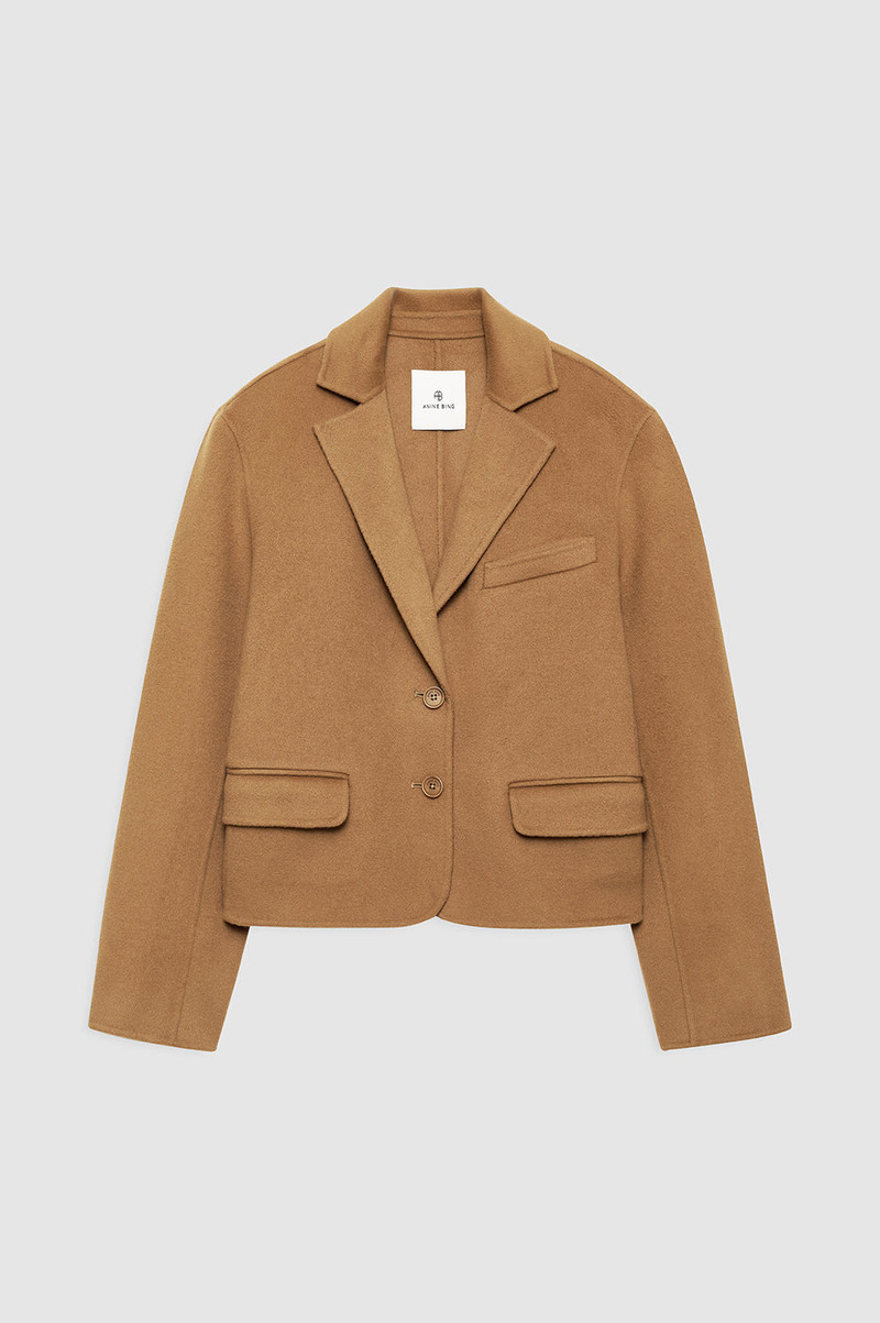 Etienne Blazer - Camel Cashmere Blend 1