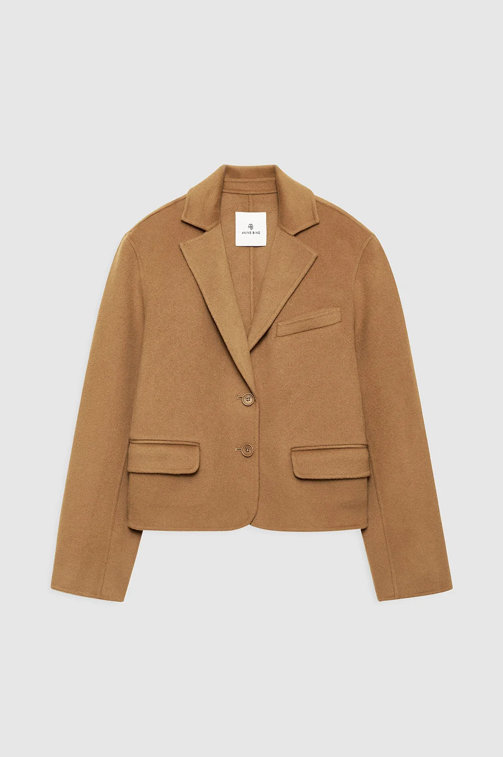 Etienne Blazer - Camel Cashmere Blend - 1