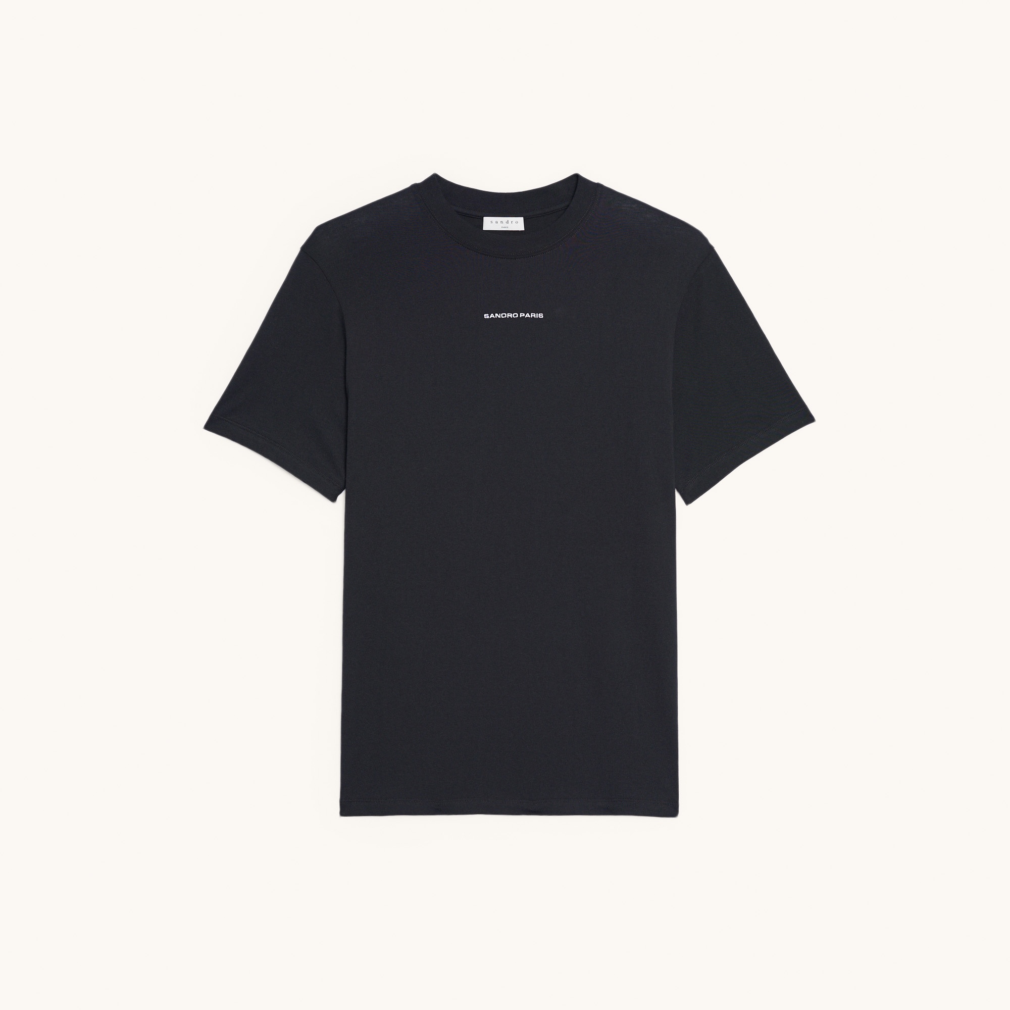 T-shirt with logo embroidery - 1