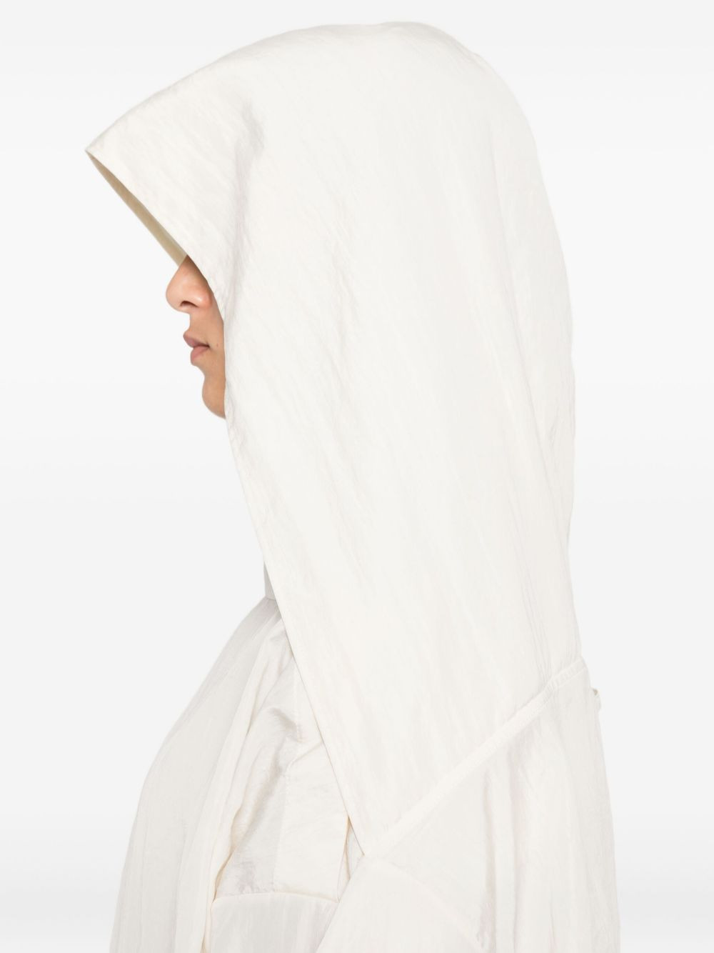high-neck pleated top - 5