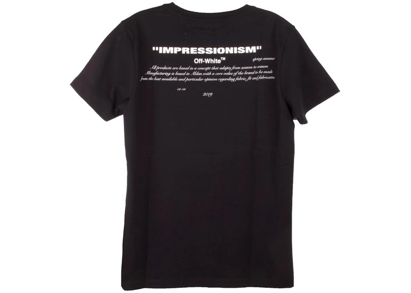 Off-White OFF-WHITE Dondi White Square T-Shirt Black/Multicolor outlook