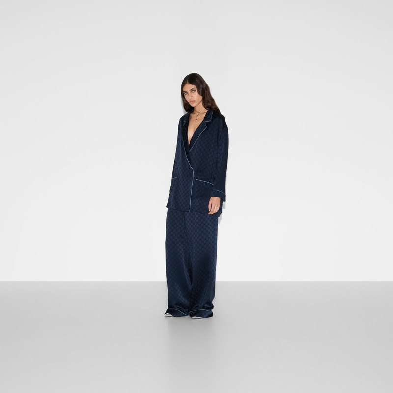 GUCCI GG satin shirt outlook